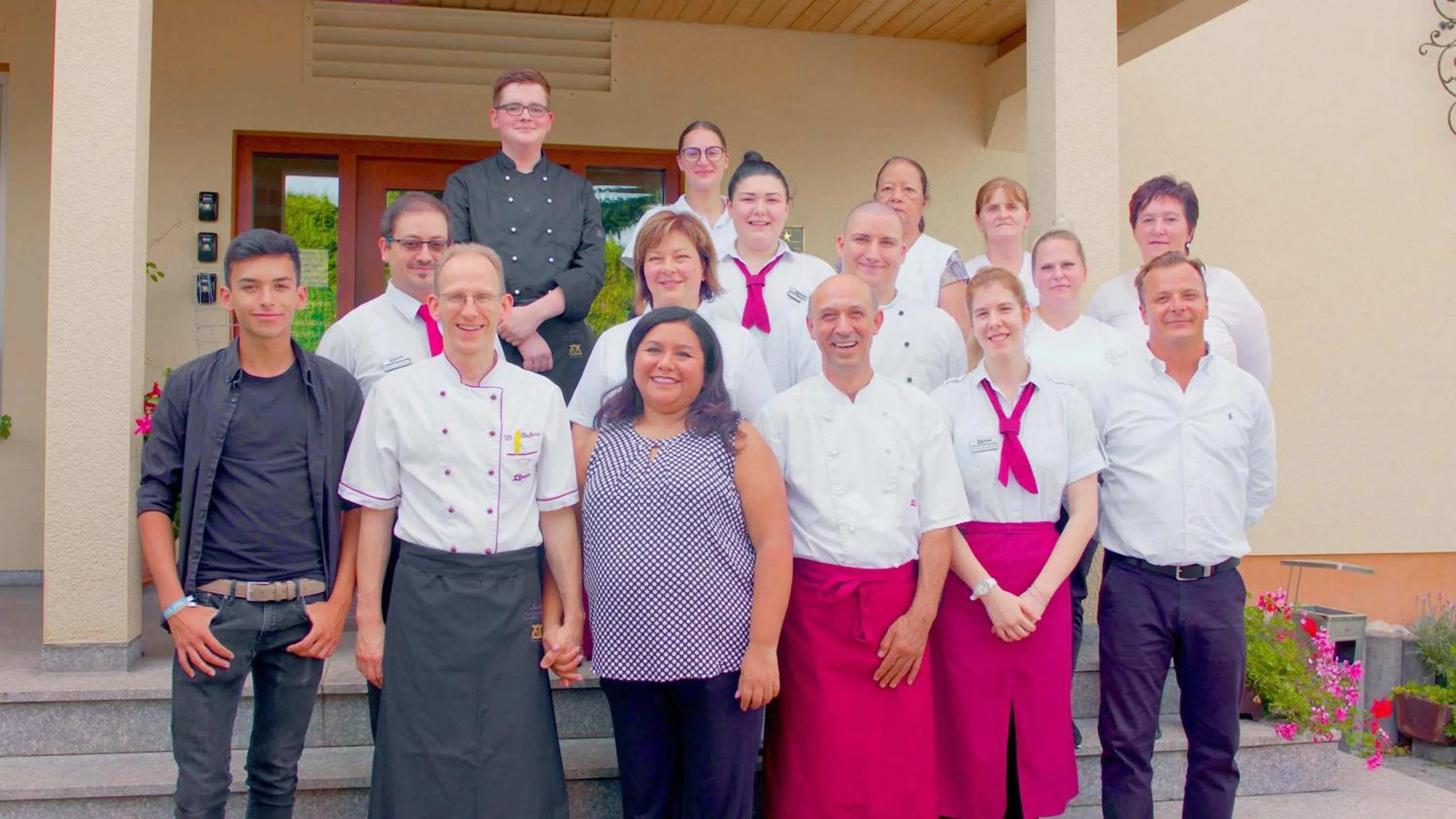 Family in Hotel-Restaurant und Gästehaus Löwen