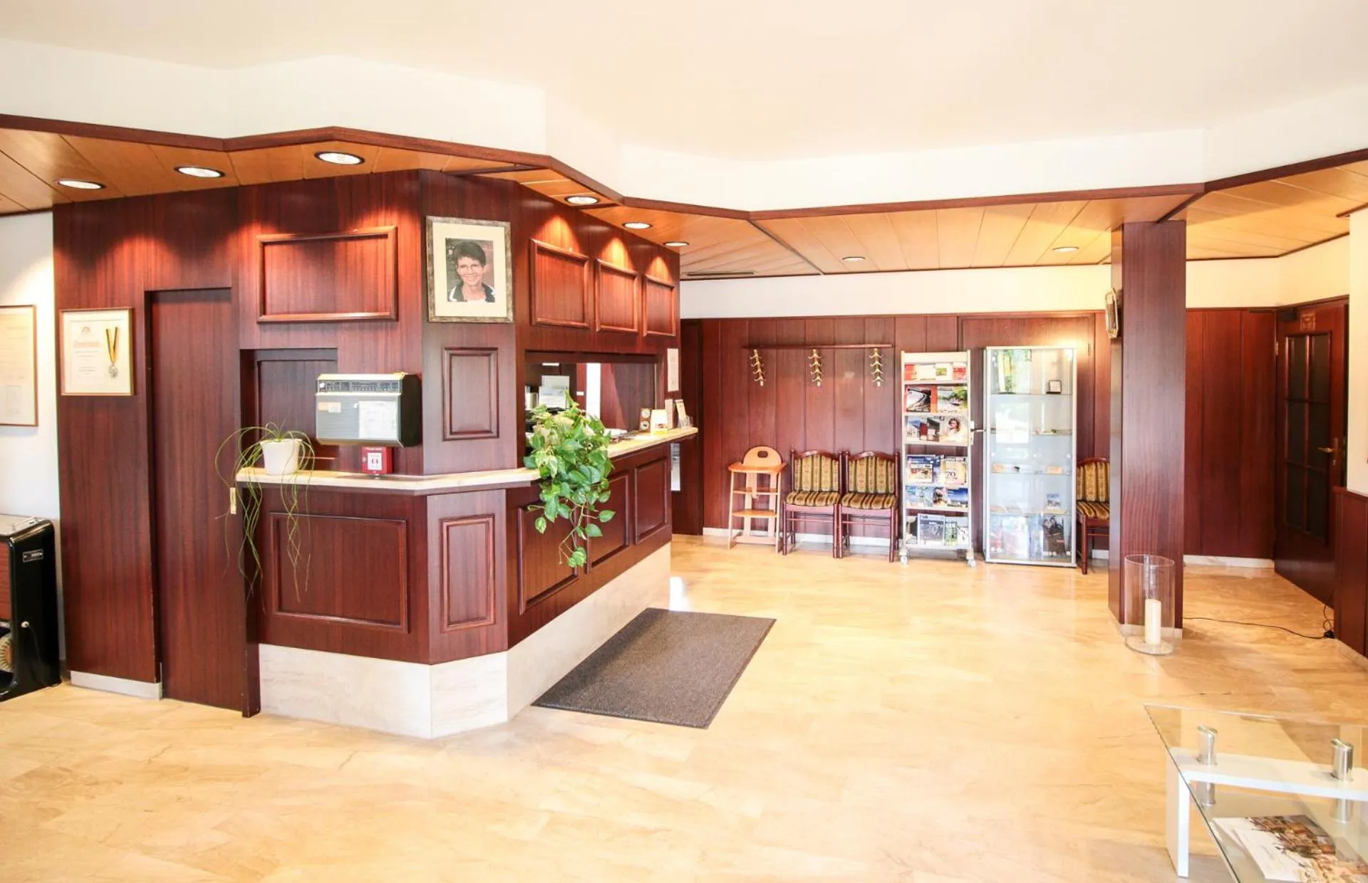 Lobby or reception in Hotel-Restaurant und Gästehaus Löwen