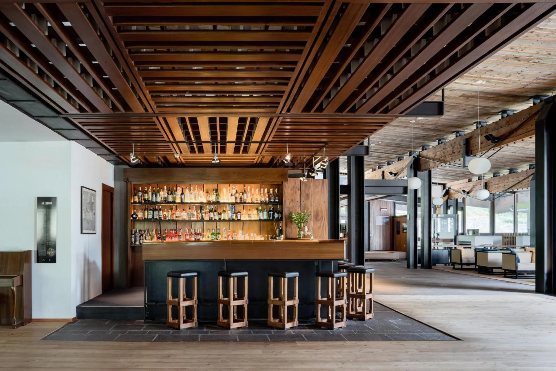 Lounge or bar in Hotel Boite