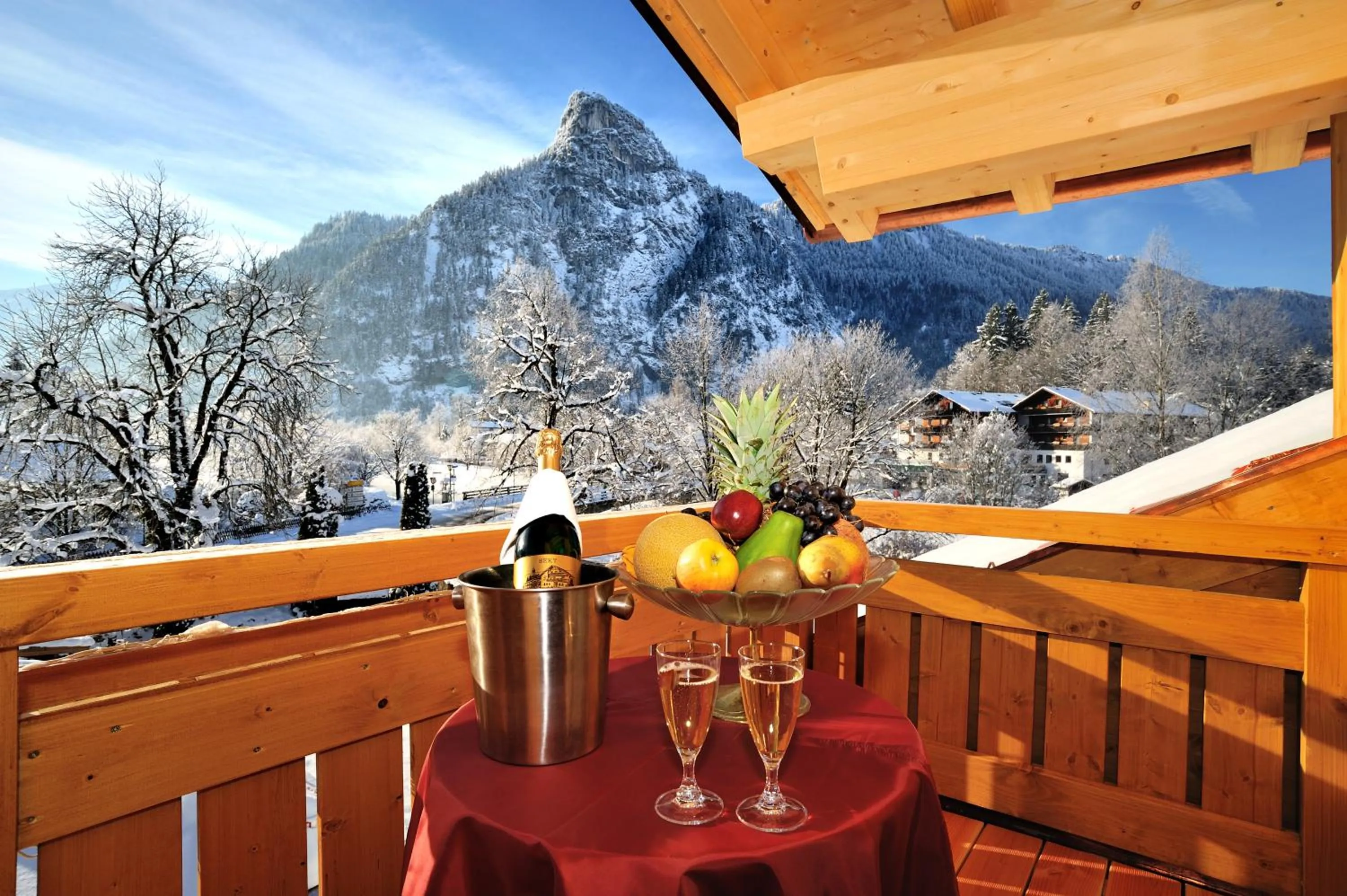 Mountain view in Landhotel Böld Oberammergau