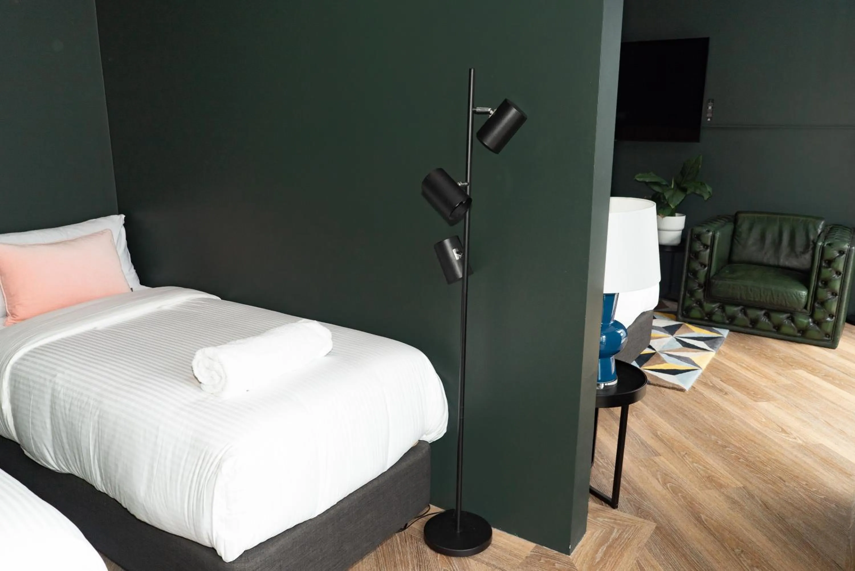 Bed in The Blue Hotel Bondi