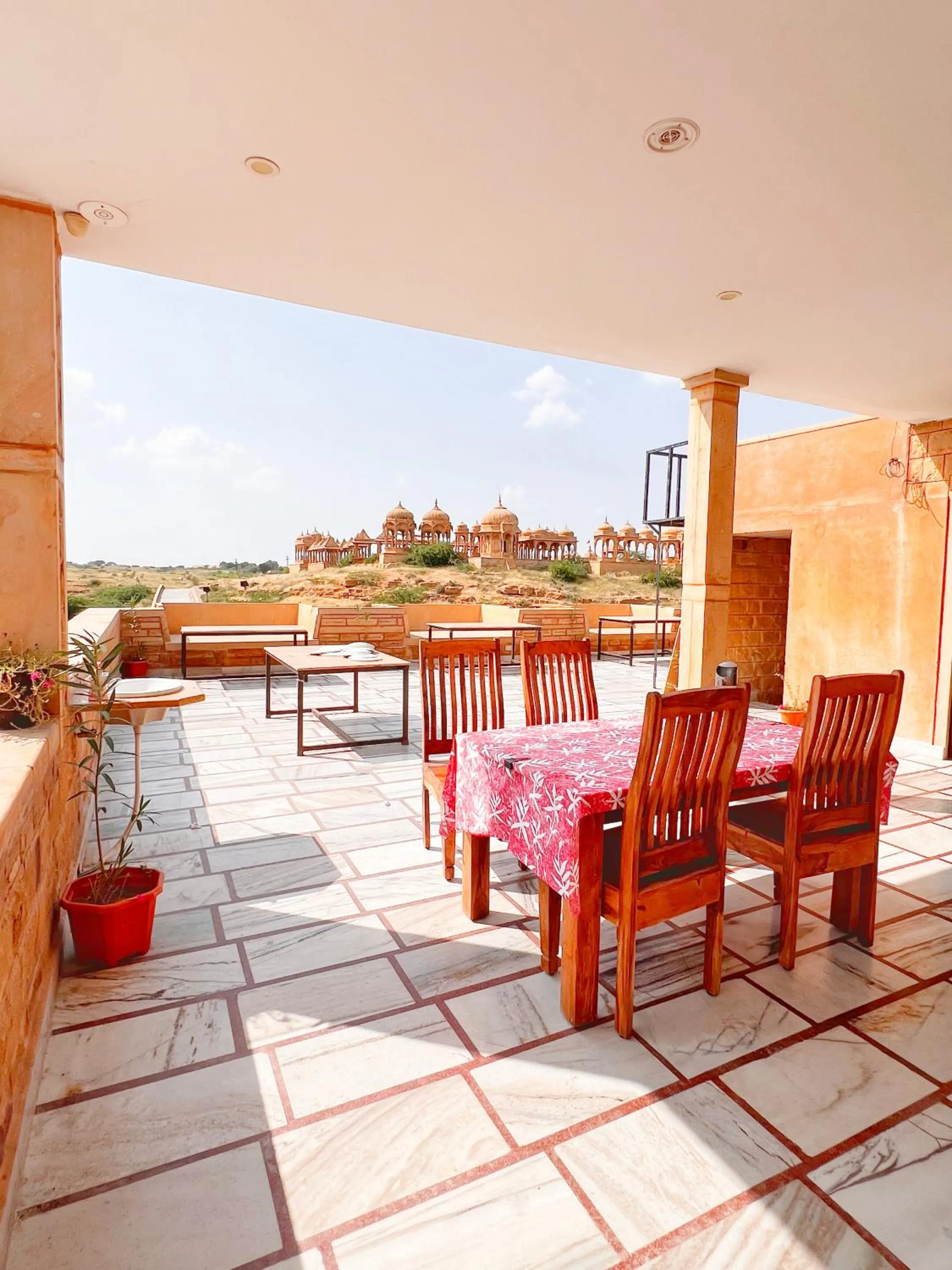 Patio in Hotel Royal Heritage
