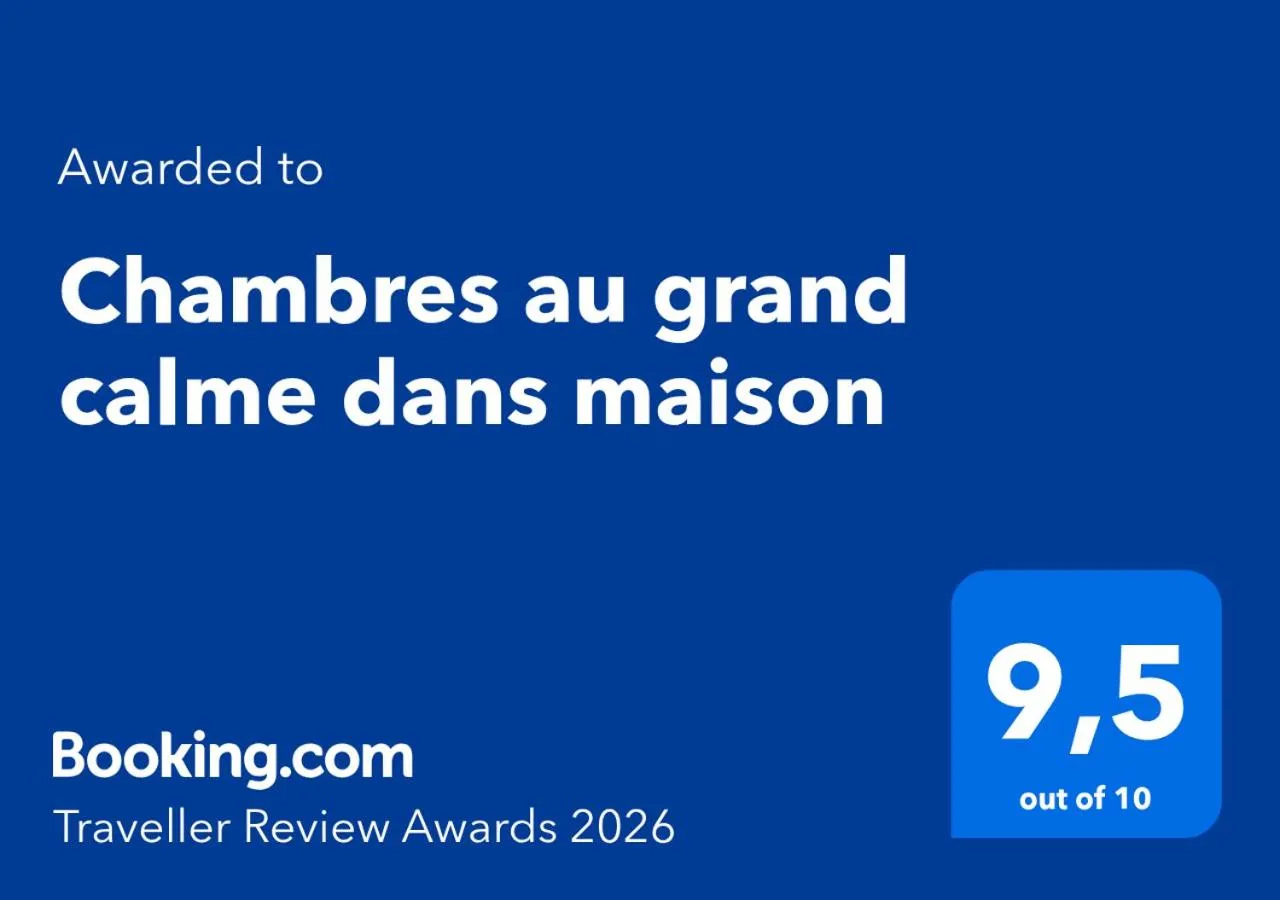 Chambres au grand calme dans maison