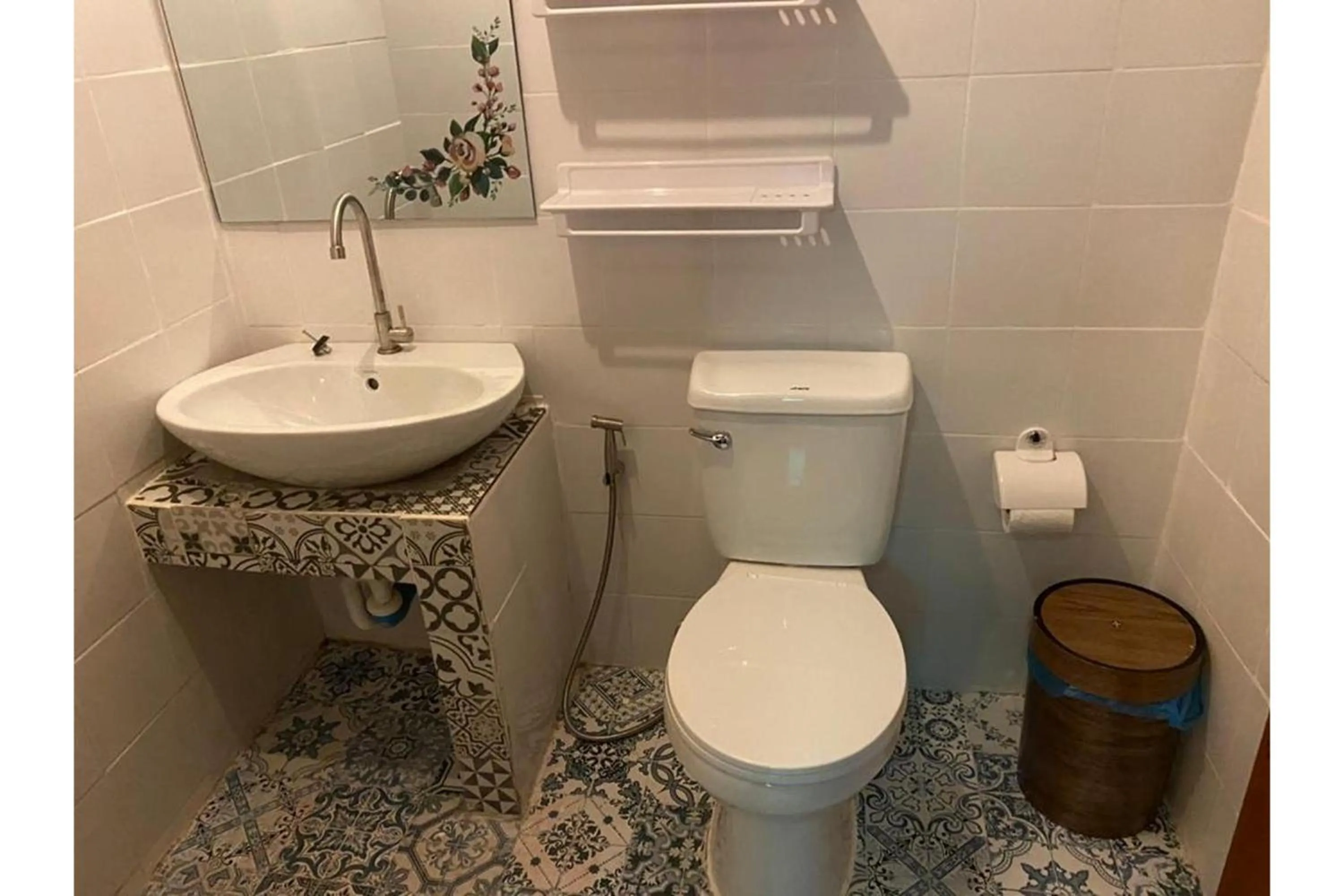 Toilet in Nokkamin Home Chiang Dao