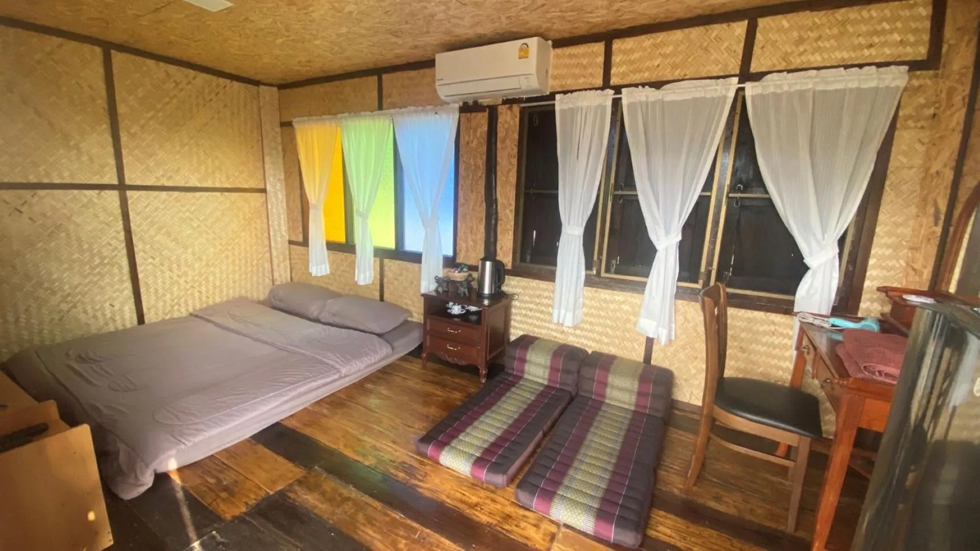 Bed in Nokkamin Home Chiang Dao