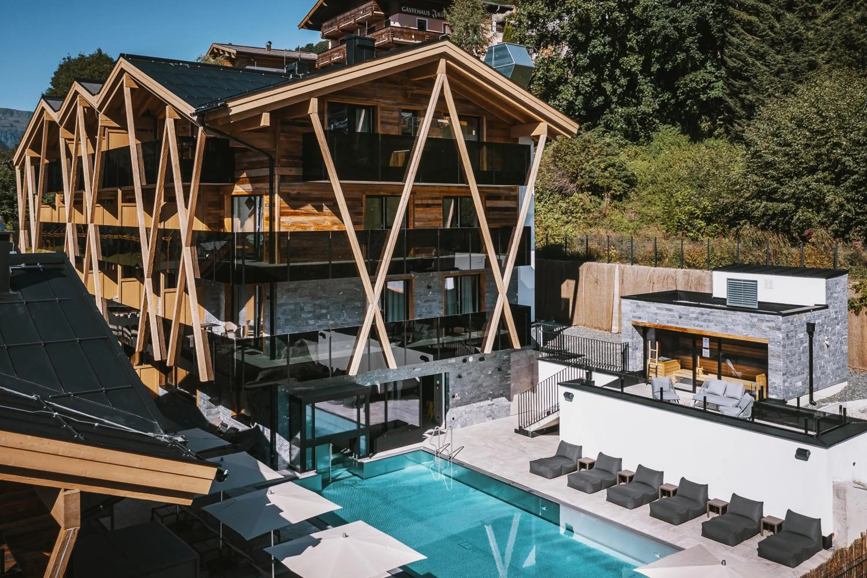 Pool view in GLEMM by AvenidA Superior Hotel & Residences