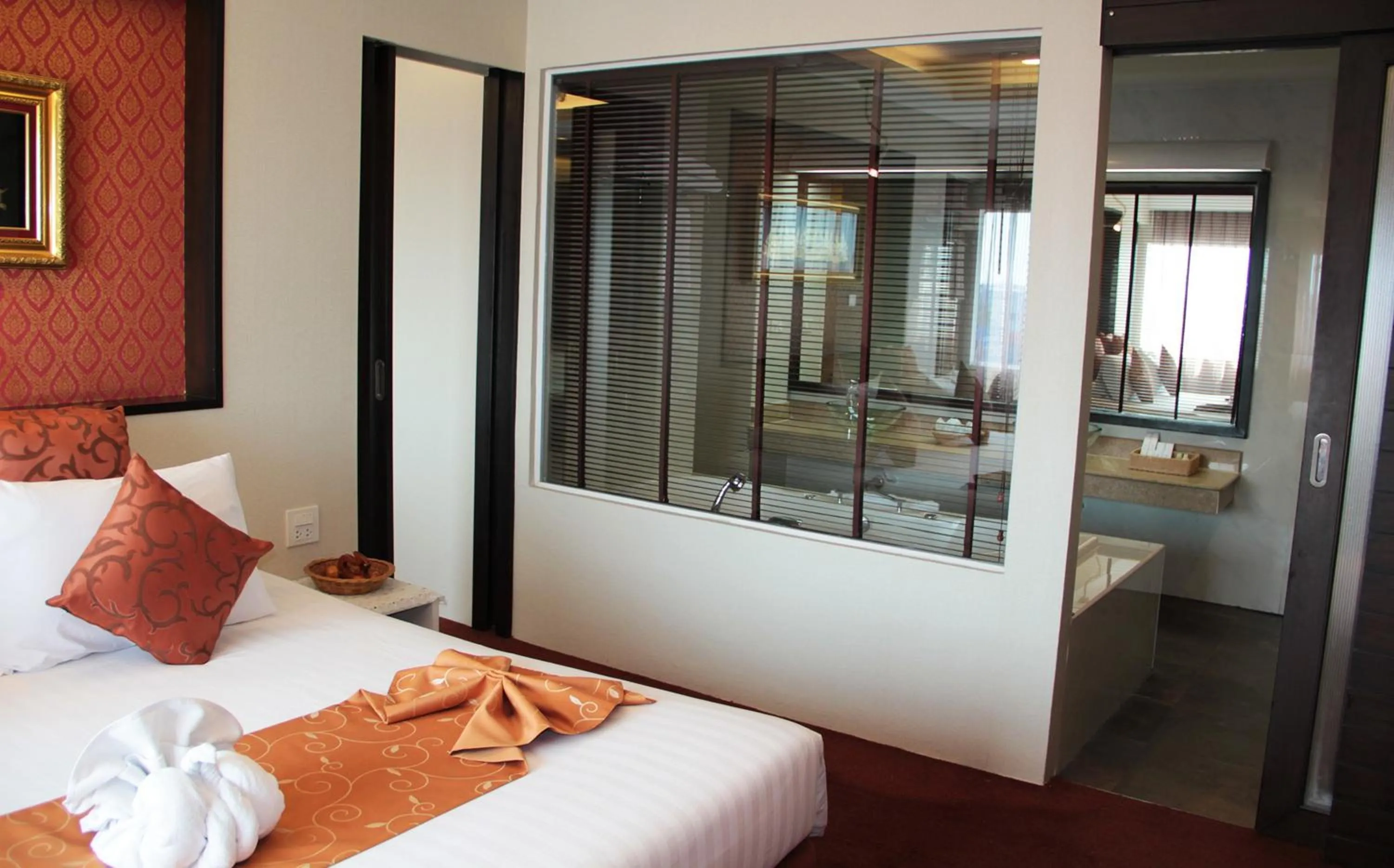 Bathroom, Bed in V Verve Service Apartment Hotel