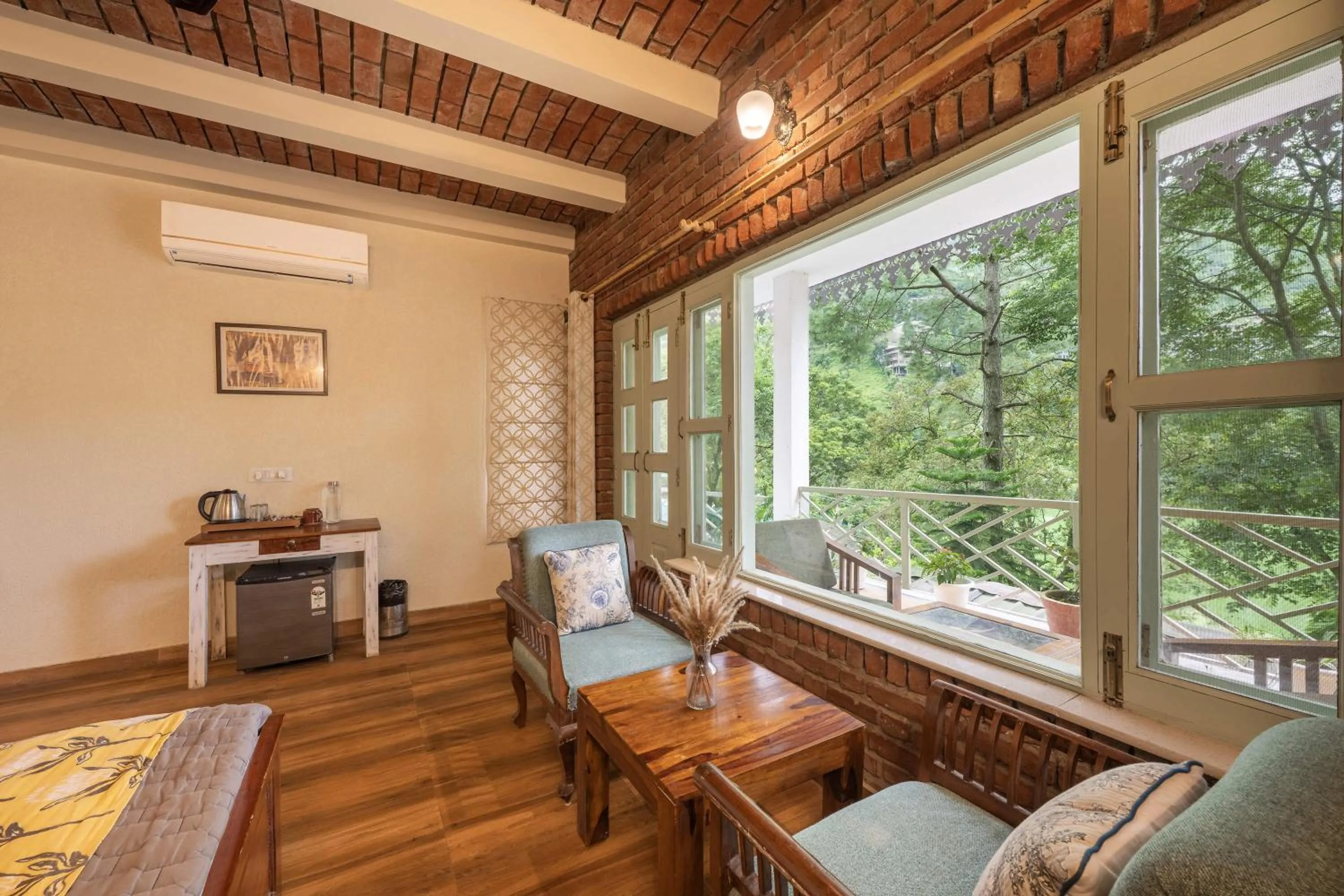 View (from property/room) in Echor Malusara Lakeview Retreat Bhimtal