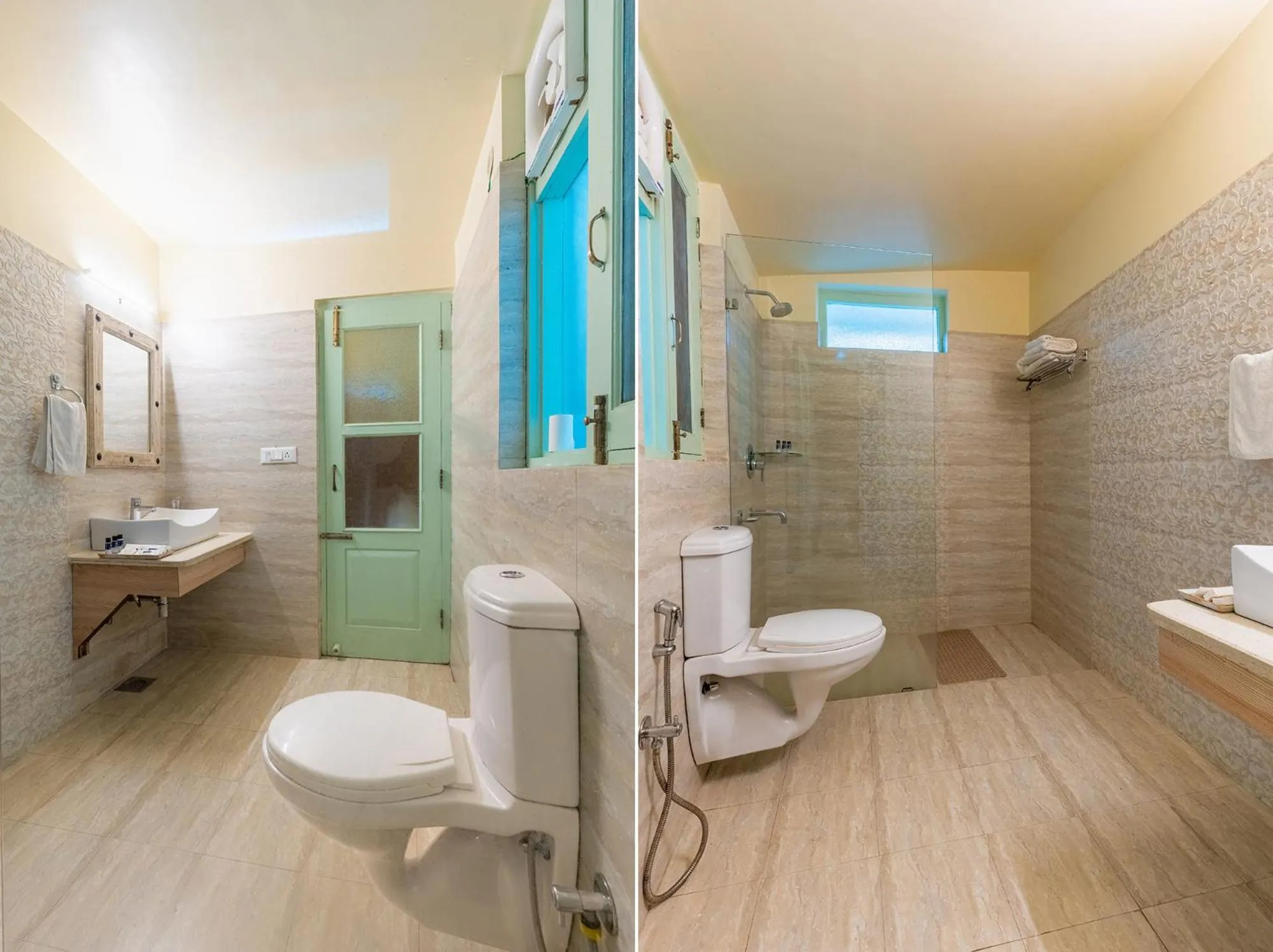 Toilet in Echor Malusara Lakeview Retreat Bhimtal