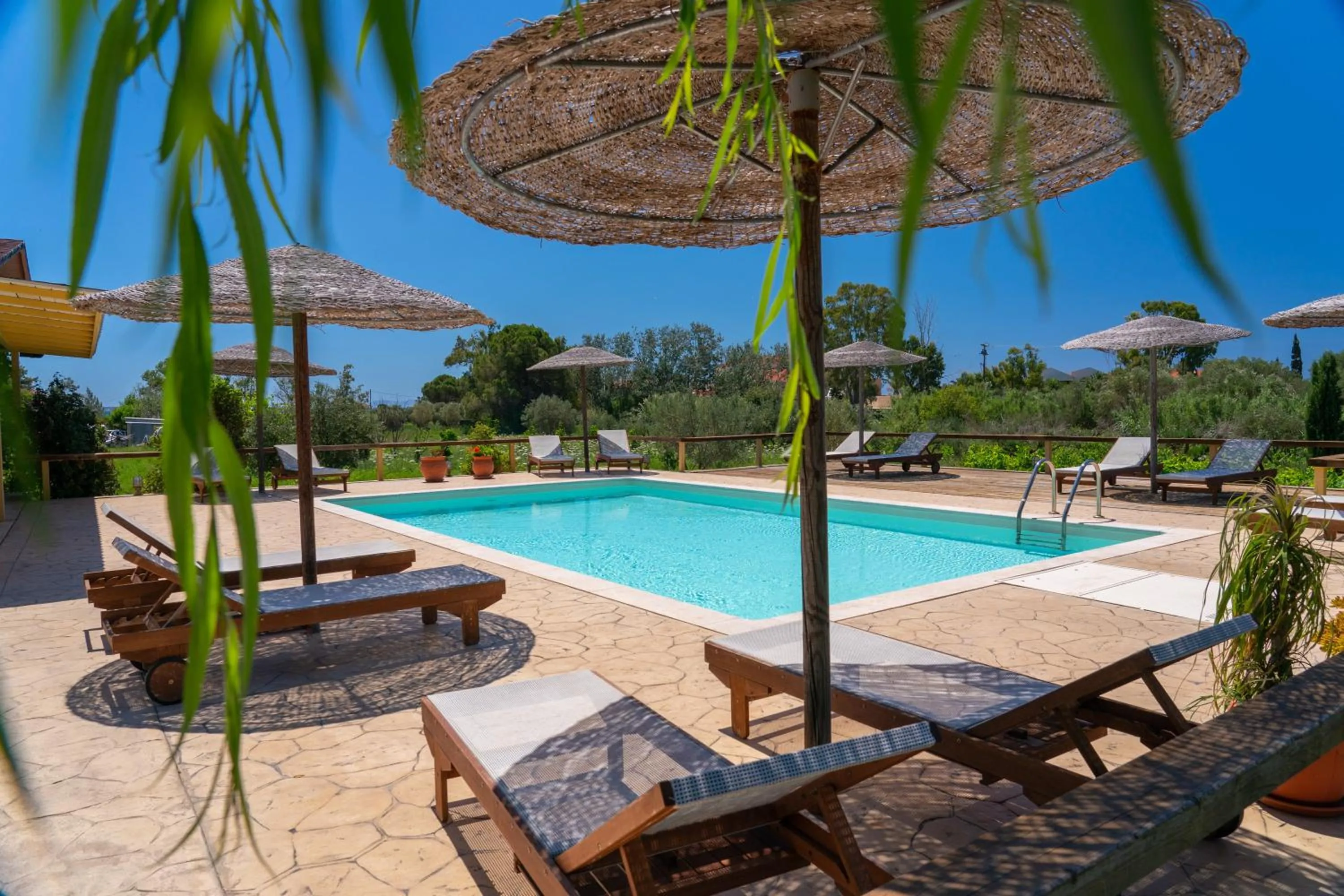 Swimming pool in Aggelina's Apartments