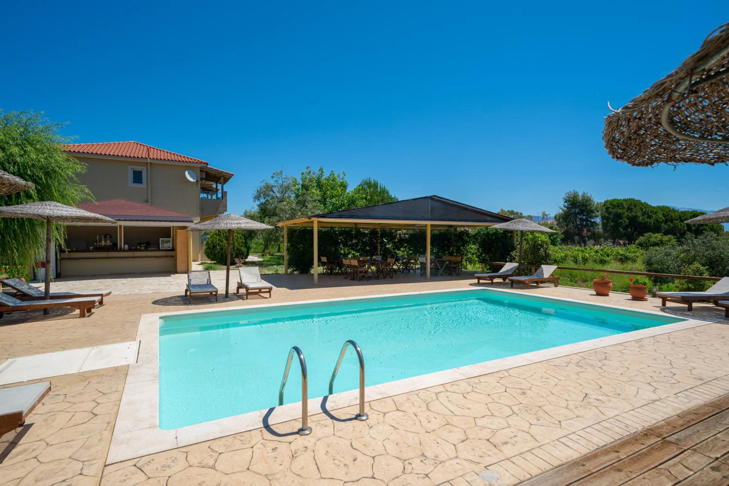 Patio in Aggelina's Apartments