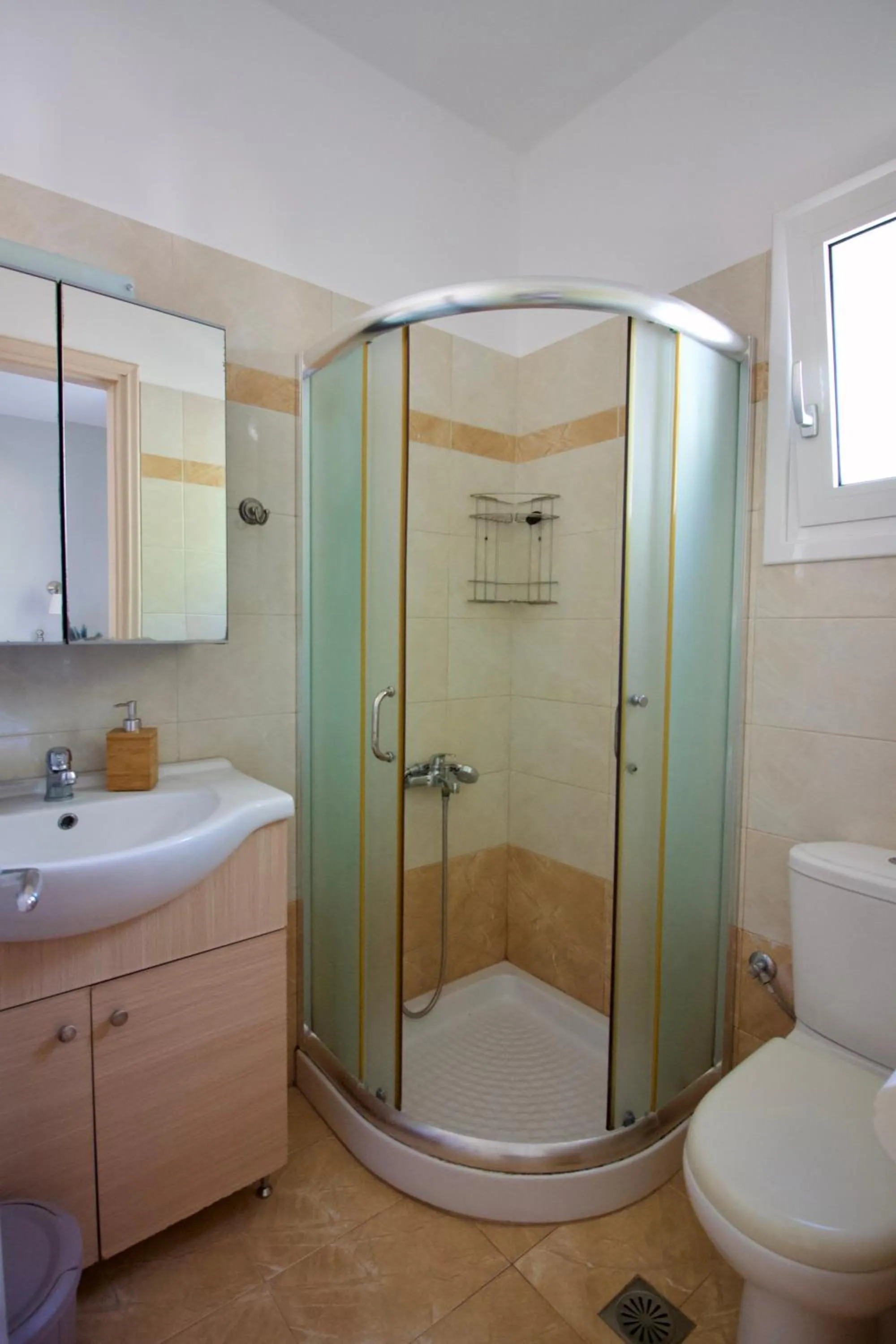 Shower in Aggelina's Apartments