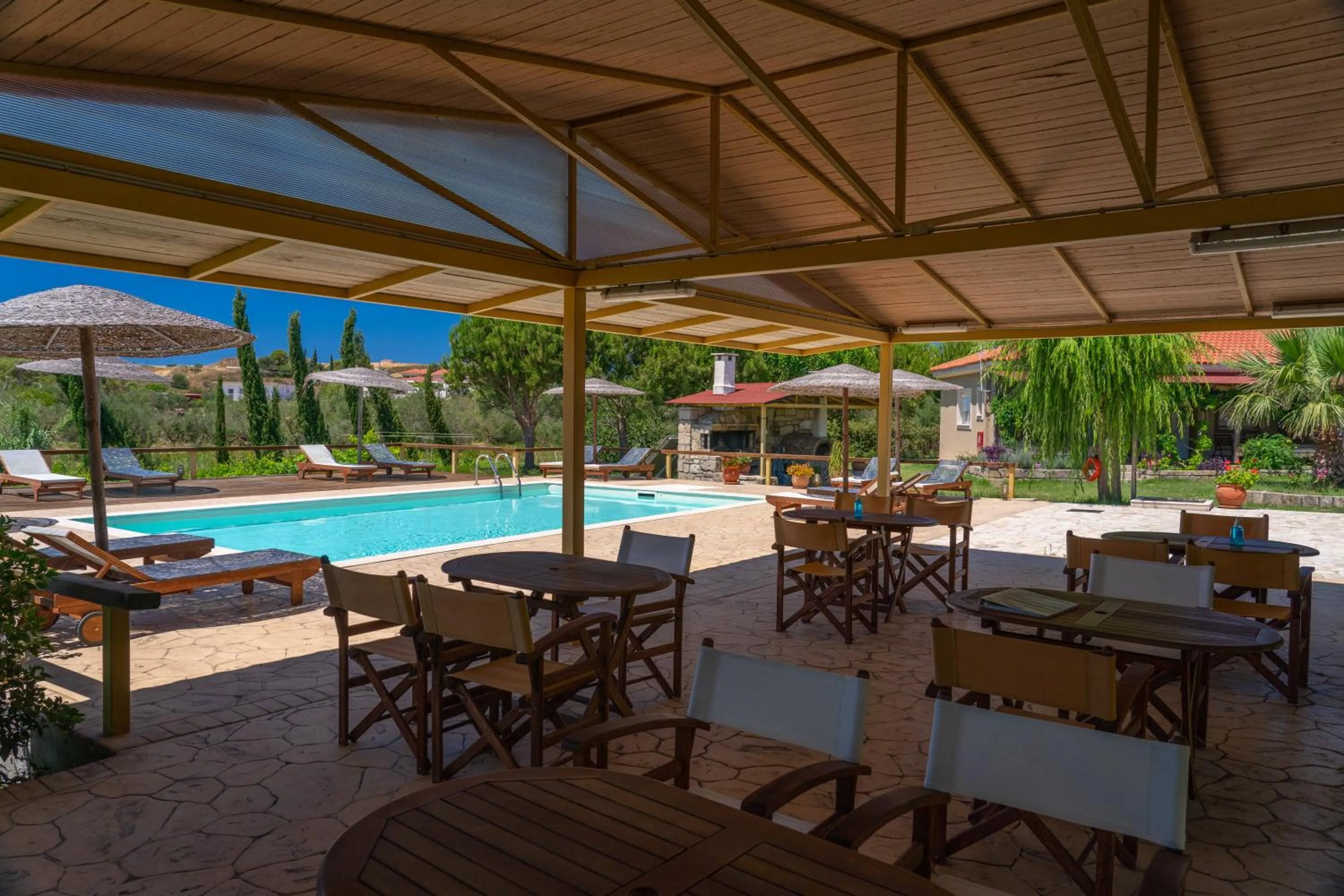 Patio in Aggelina's Apartments