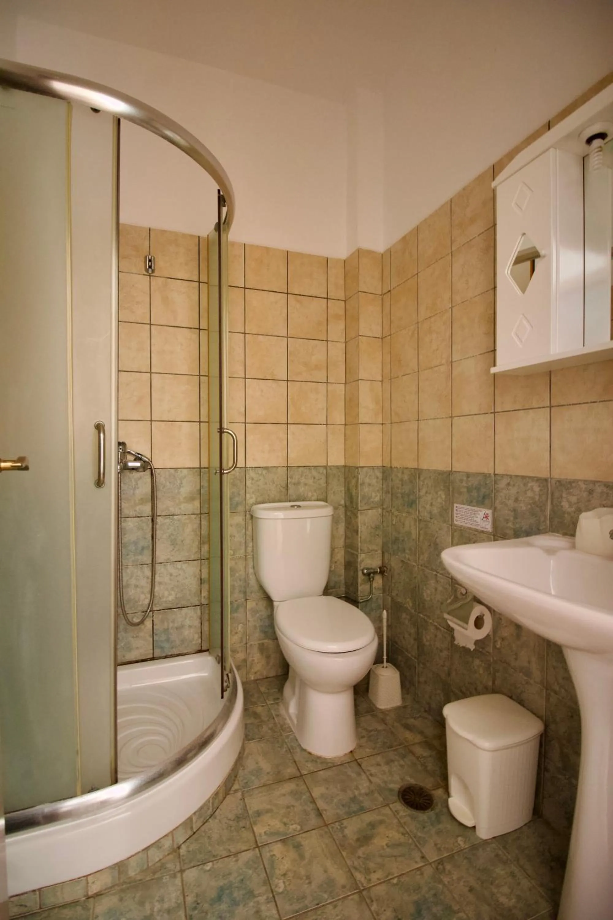 Shower in Aggelina's Apartments