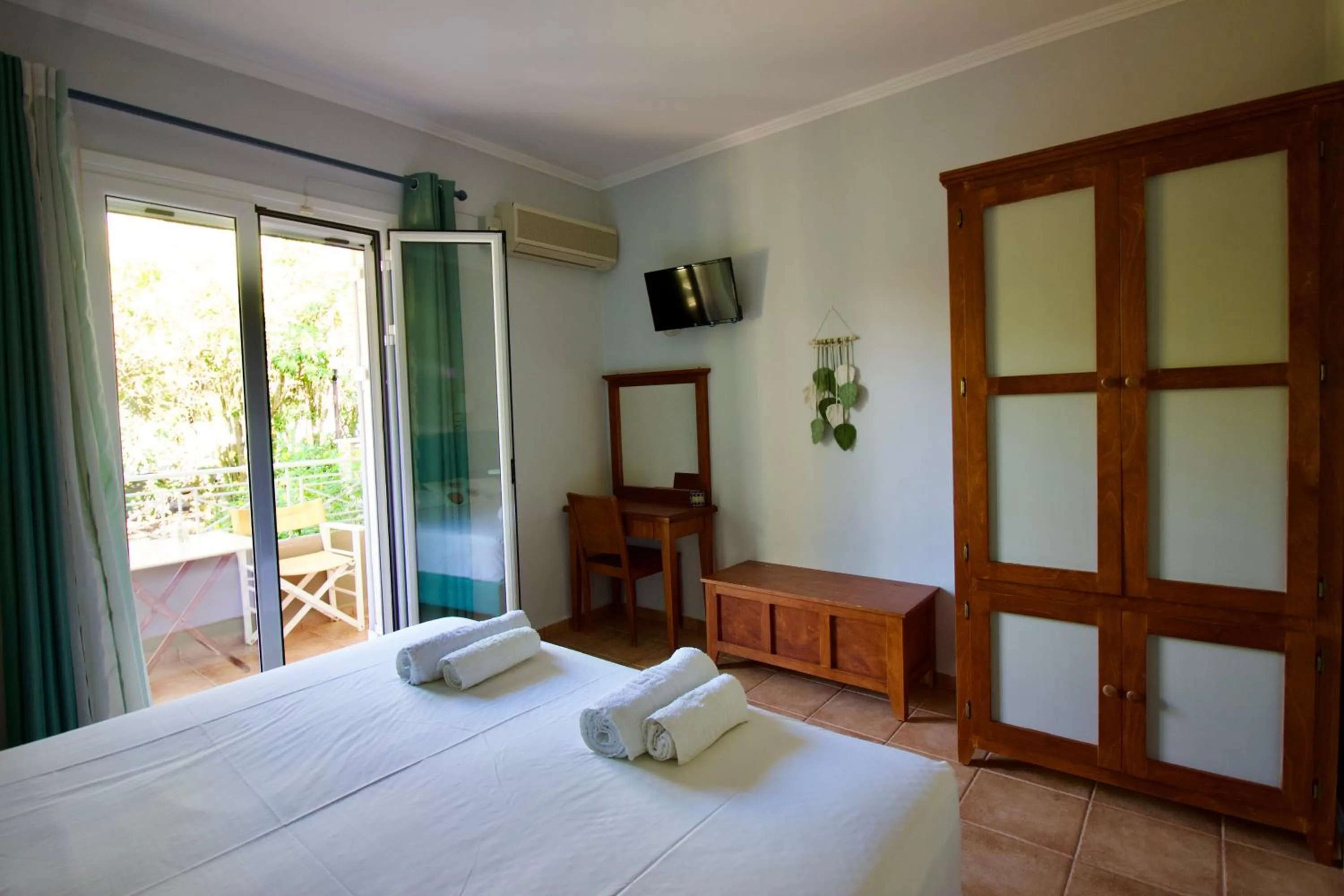 Bed in Aggelina's Apartments