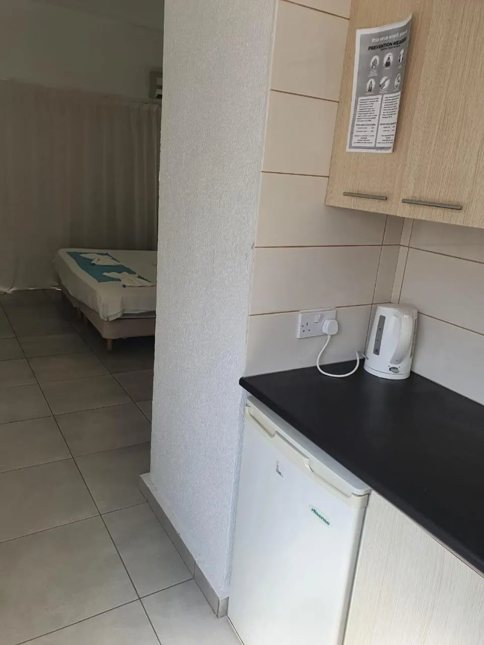 Kitchen or kitchenette, Bed in Sea CleoNapa Mandali