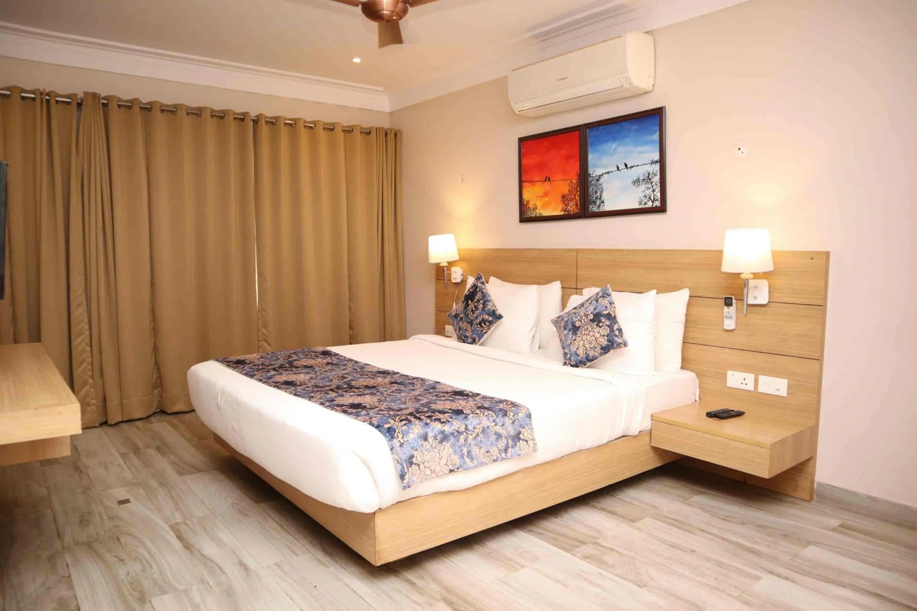 Bed in DESI THATH RESORT