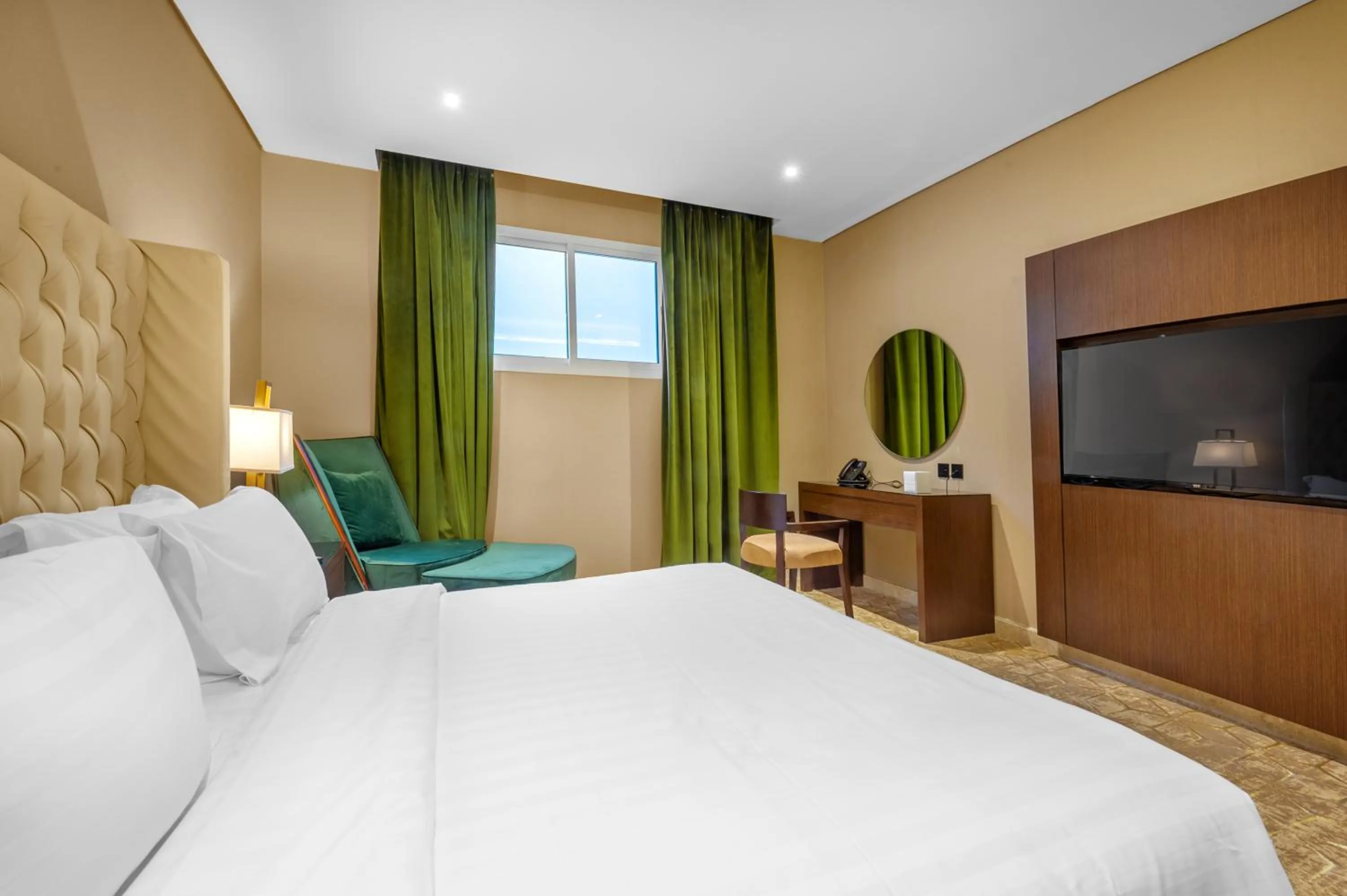 Bed in فندق سكناي رويال - Suknai Royal Hotel