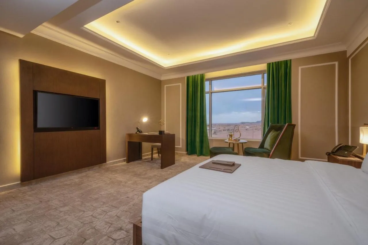 Bed in فندق سكناي رويال - Suknai Royal Hotel