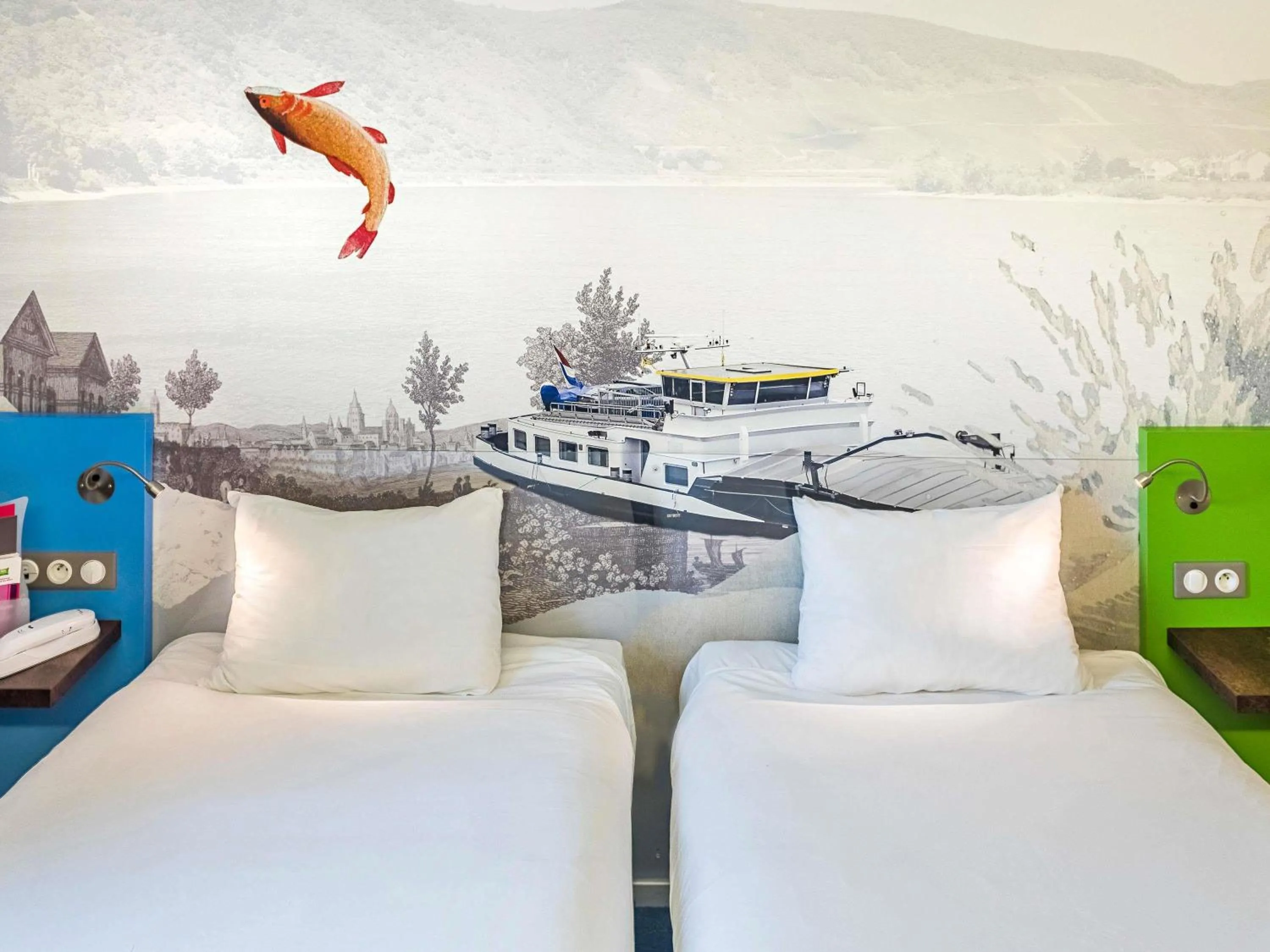 Bedroom, Bed in ibis Styles Strasbourg Avenue du Rhin