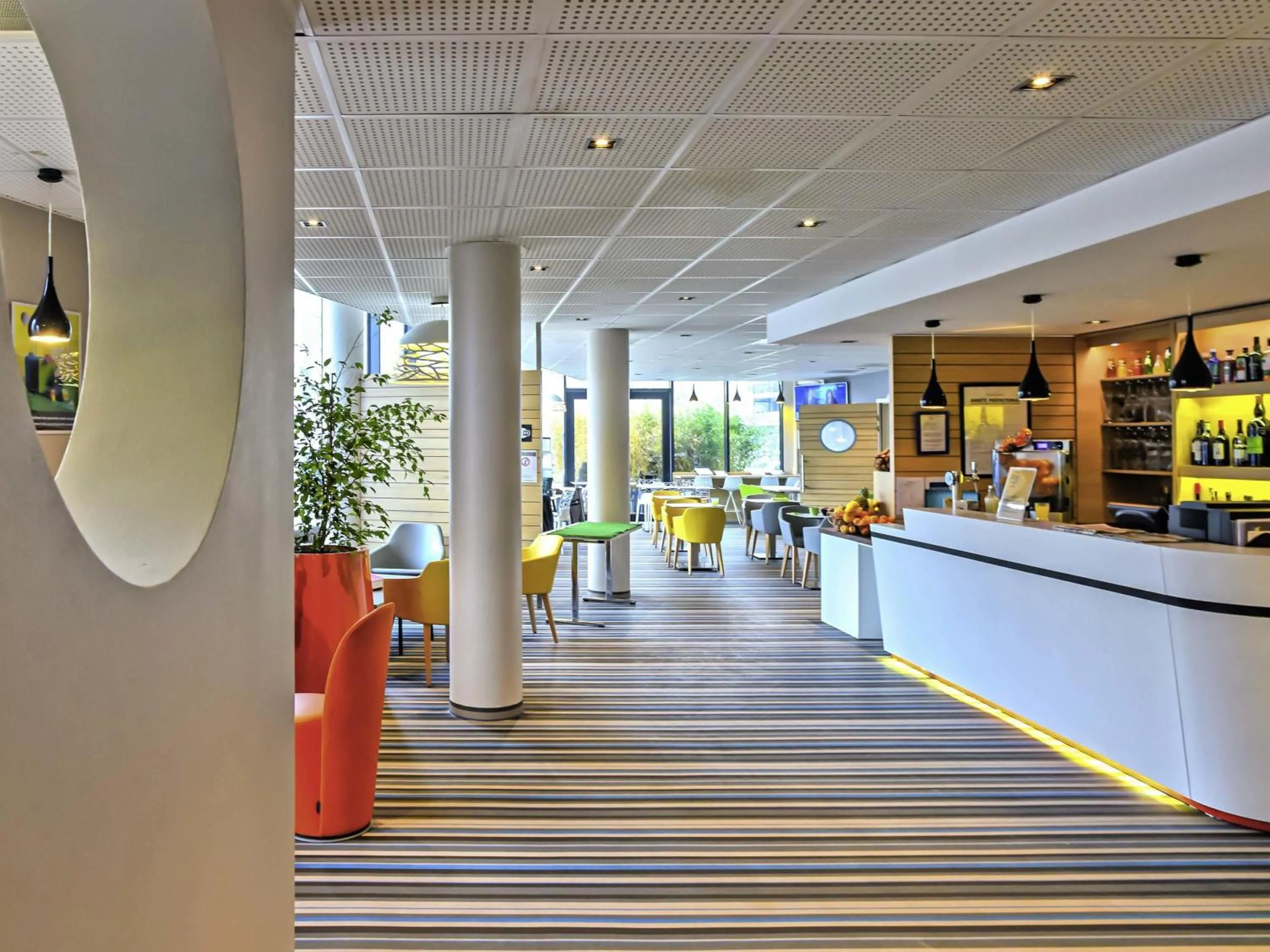 Lounge or bar in ibis Styles Strasbourg Avenue du Rhin