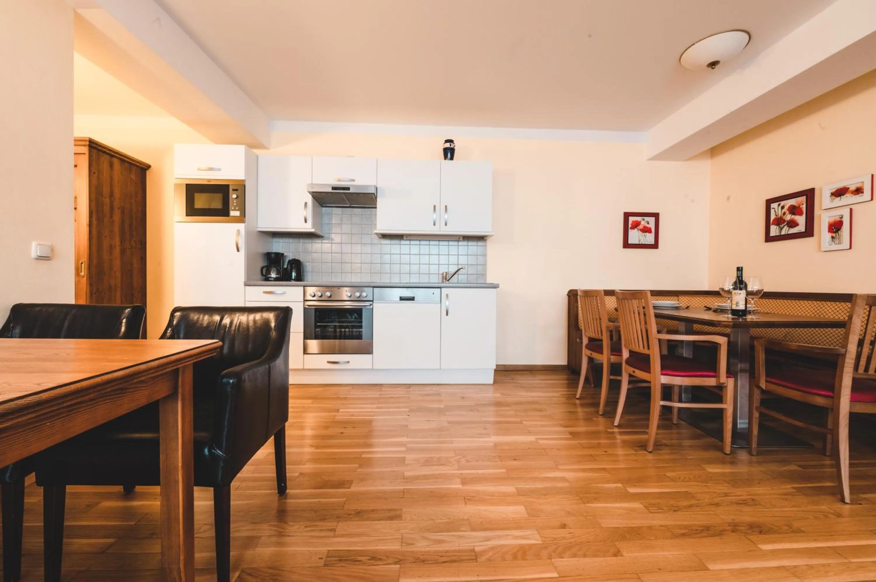 Kitchen or kitchenette in Appartements Cella Central