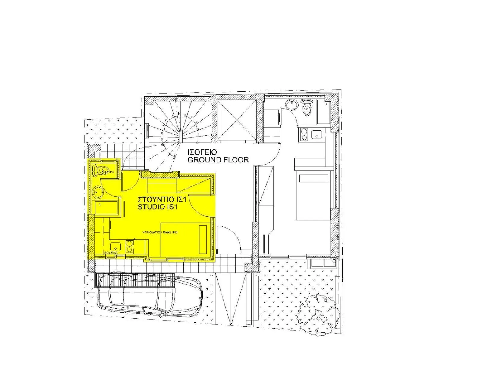 Floor plan in Elvita Apartments 3