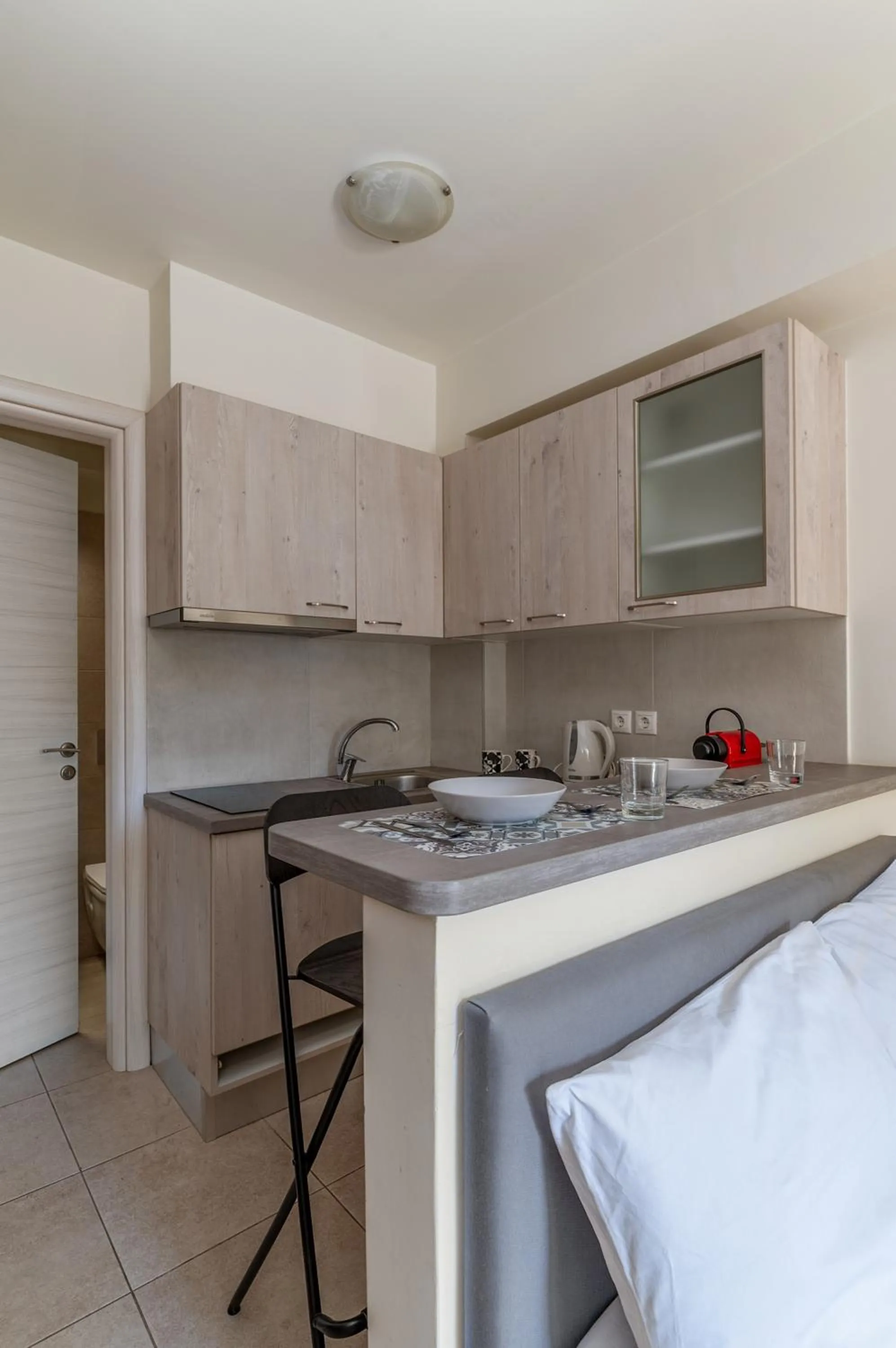 Kitchen or kitchenette in Elvita Apartments 3