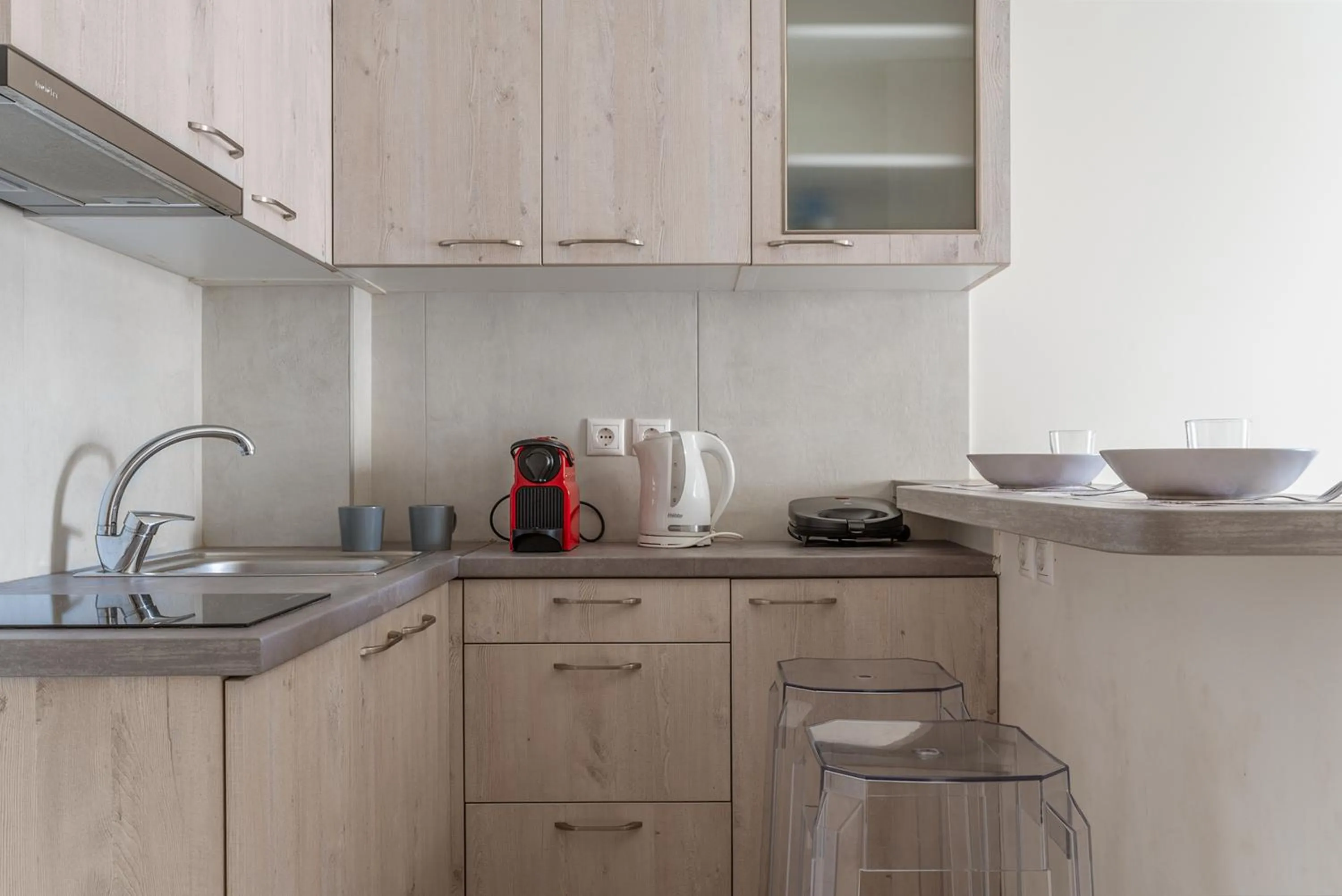 Kitchen or kitchenette in Elvita Apartments 3