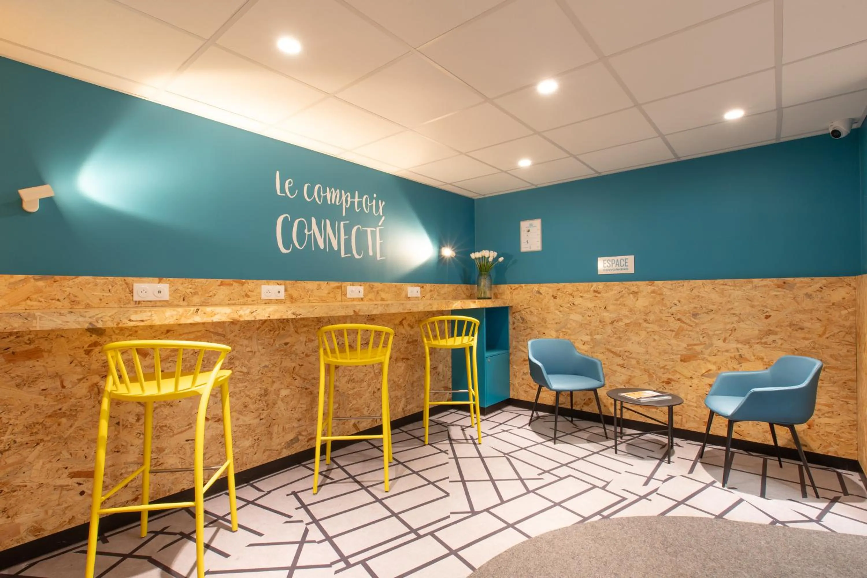 Lobby or reception in Kyriad ECO - Dijon Sud Chenove