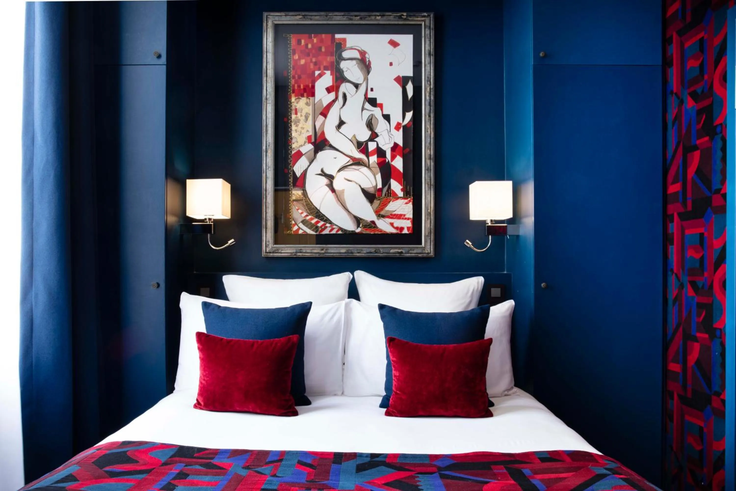 Bed in Hotel Pas De Calais