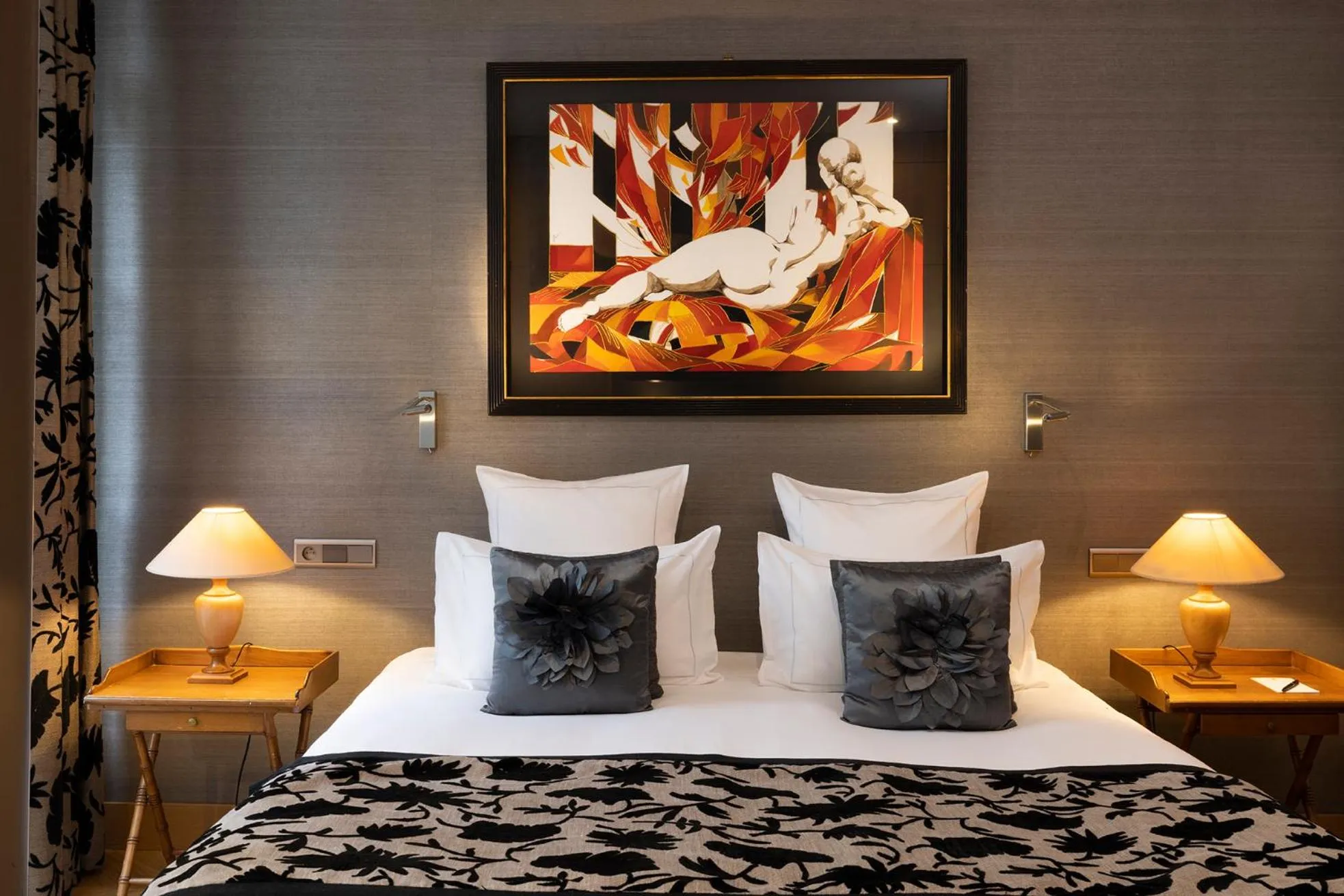 Bed in Hotel Pas De Calais