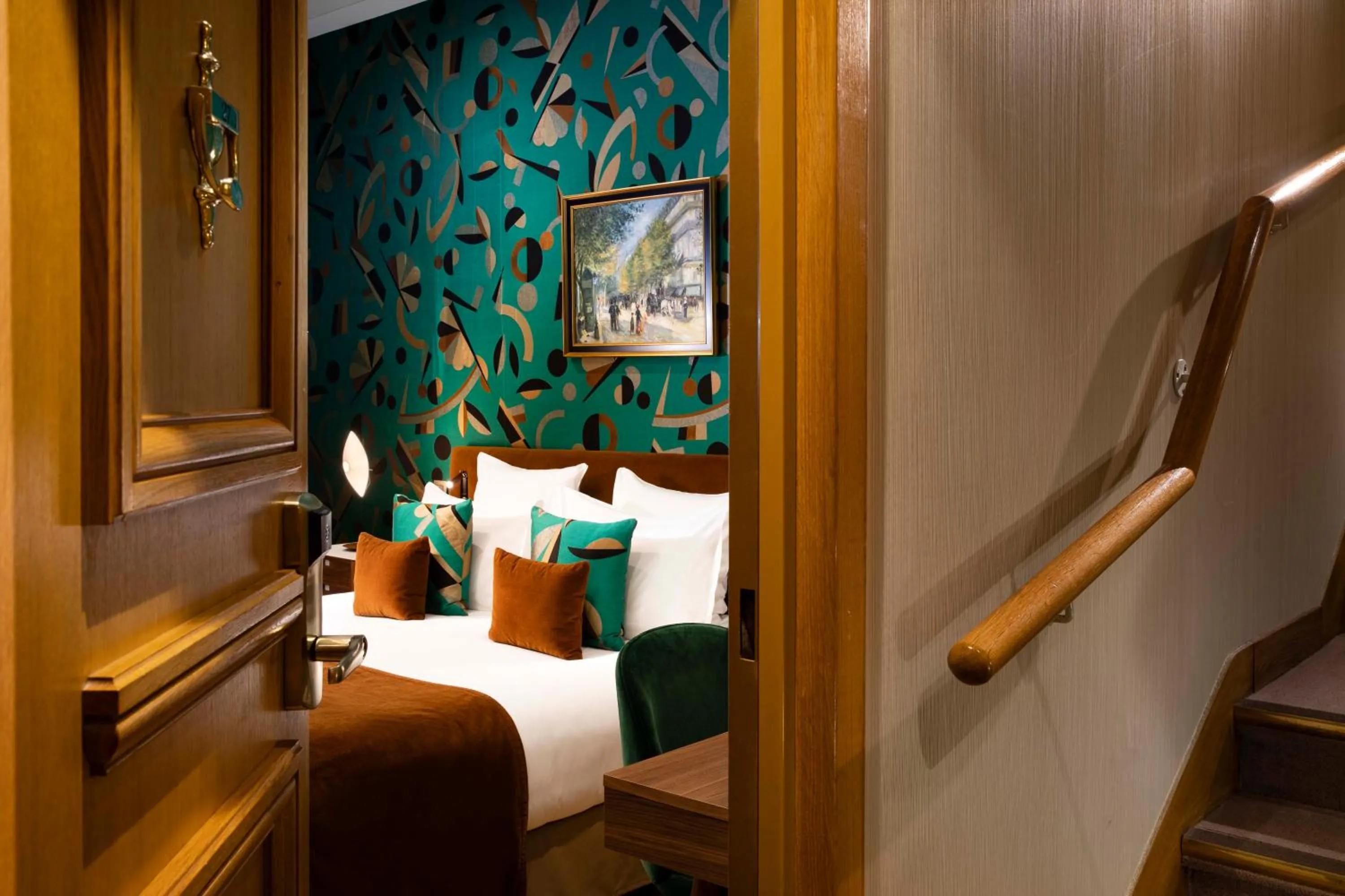 Bedroom, Bed in Hotel Pas De Calais