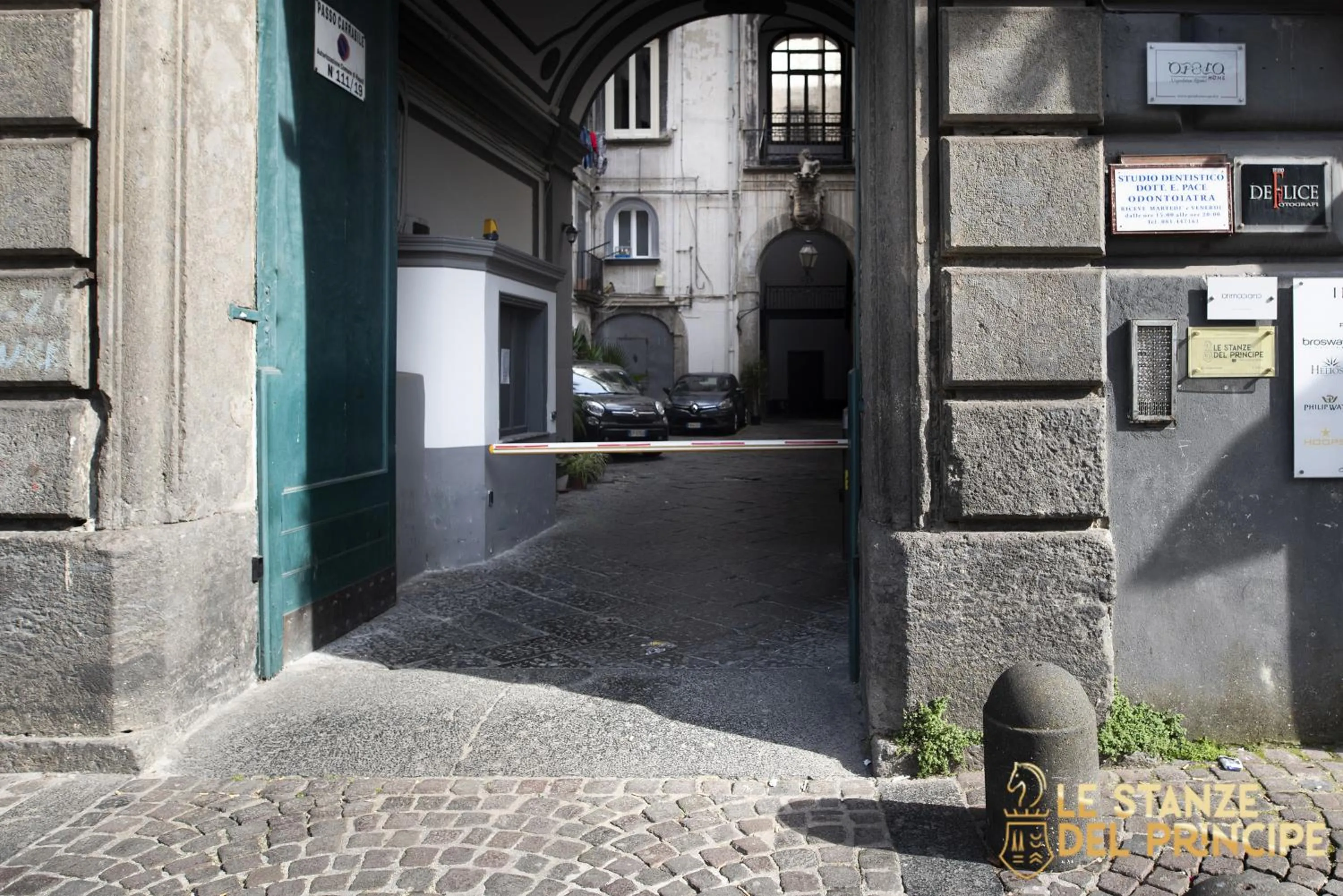 Facade/entrance in Le Stanze del Principe