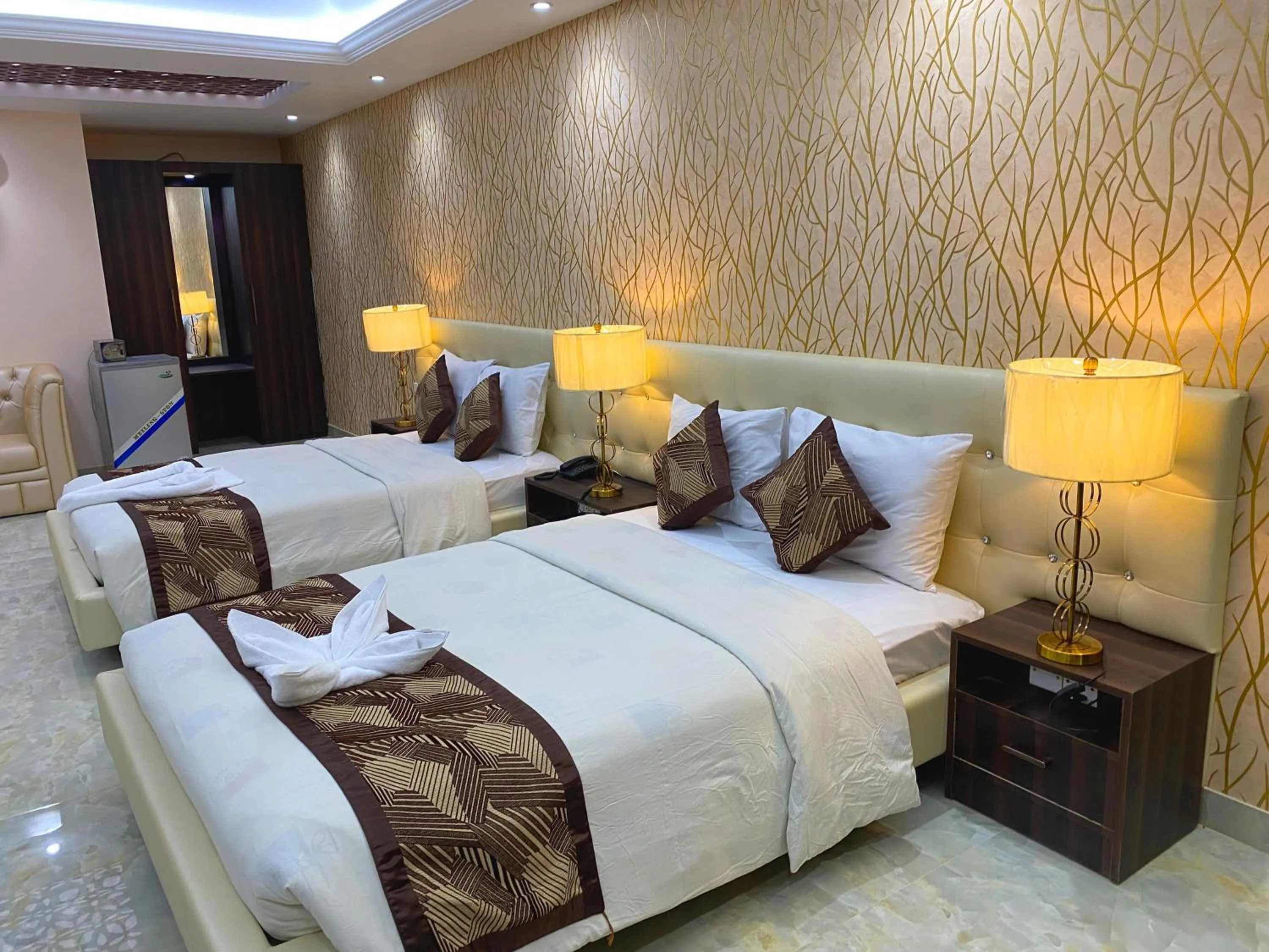 Bed in Hotel Valentino