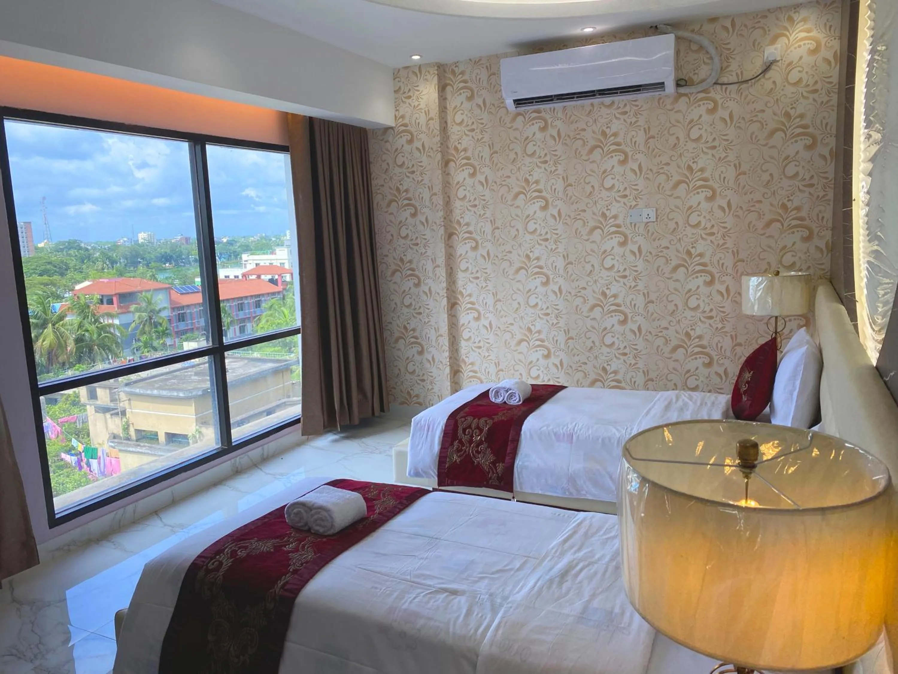 Bed in Hotel Valentino