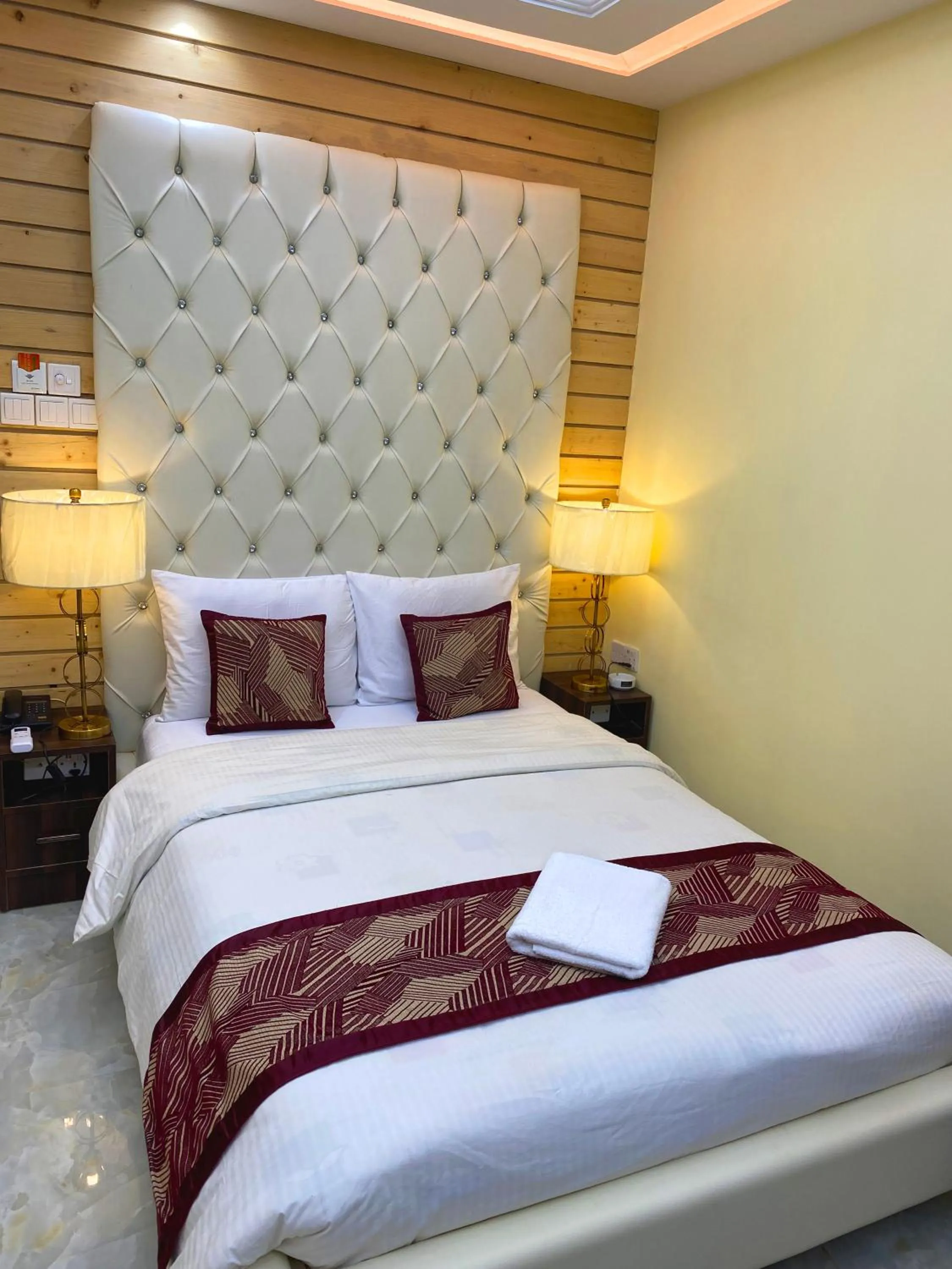 Bed in Hotel Valentino