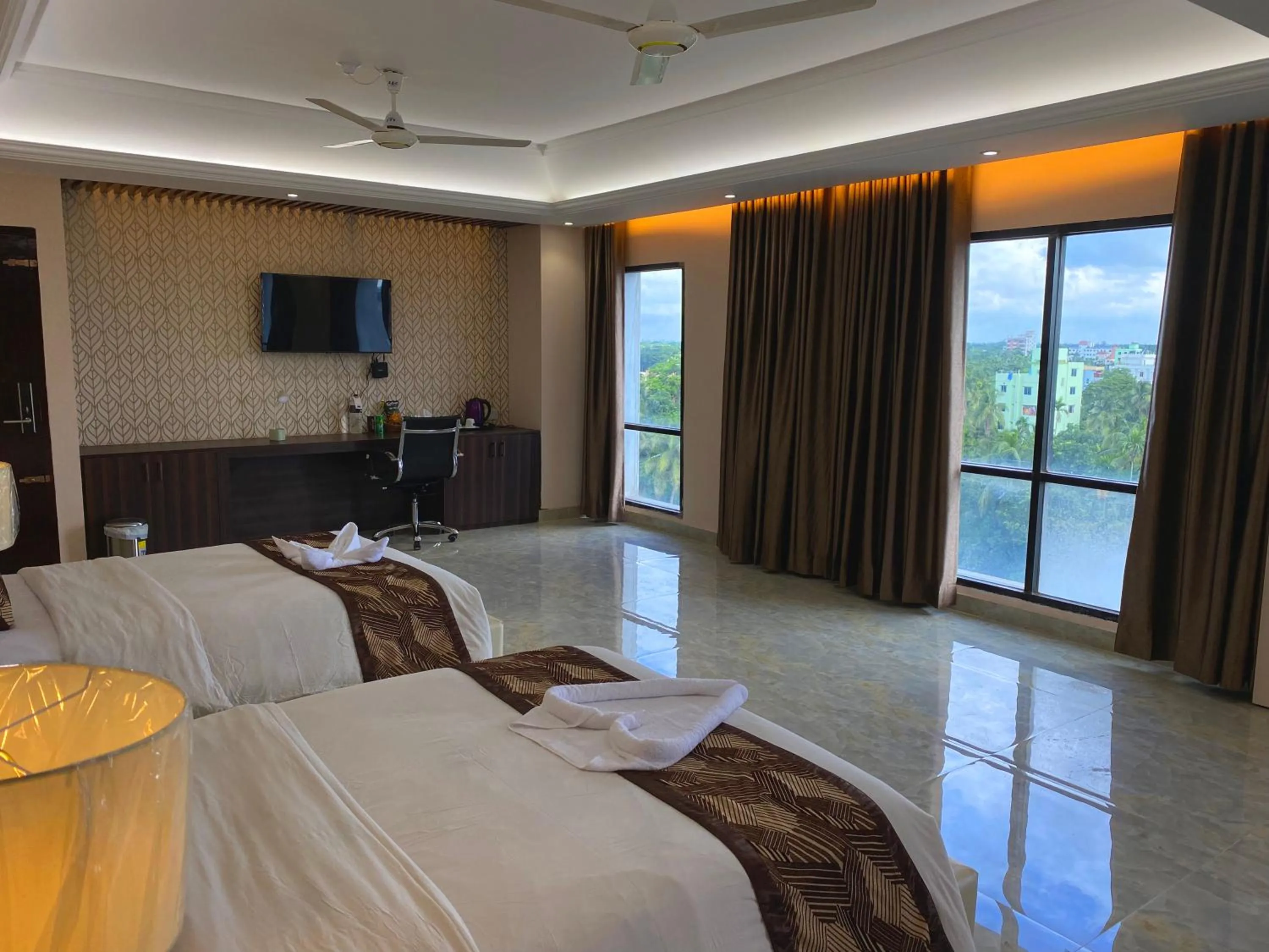 Bed in Hotel Valentino