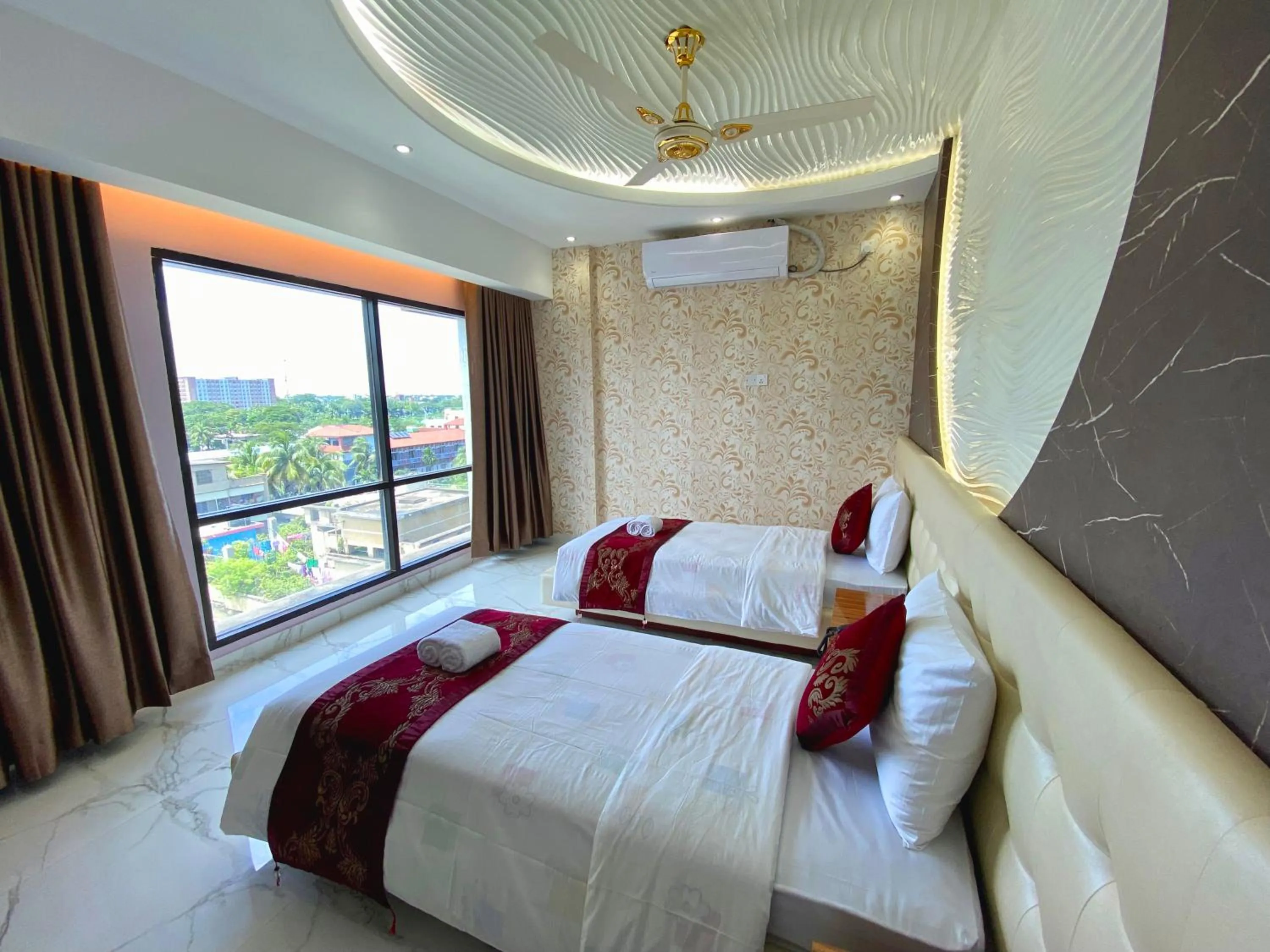 Bed in Hotel Valentino