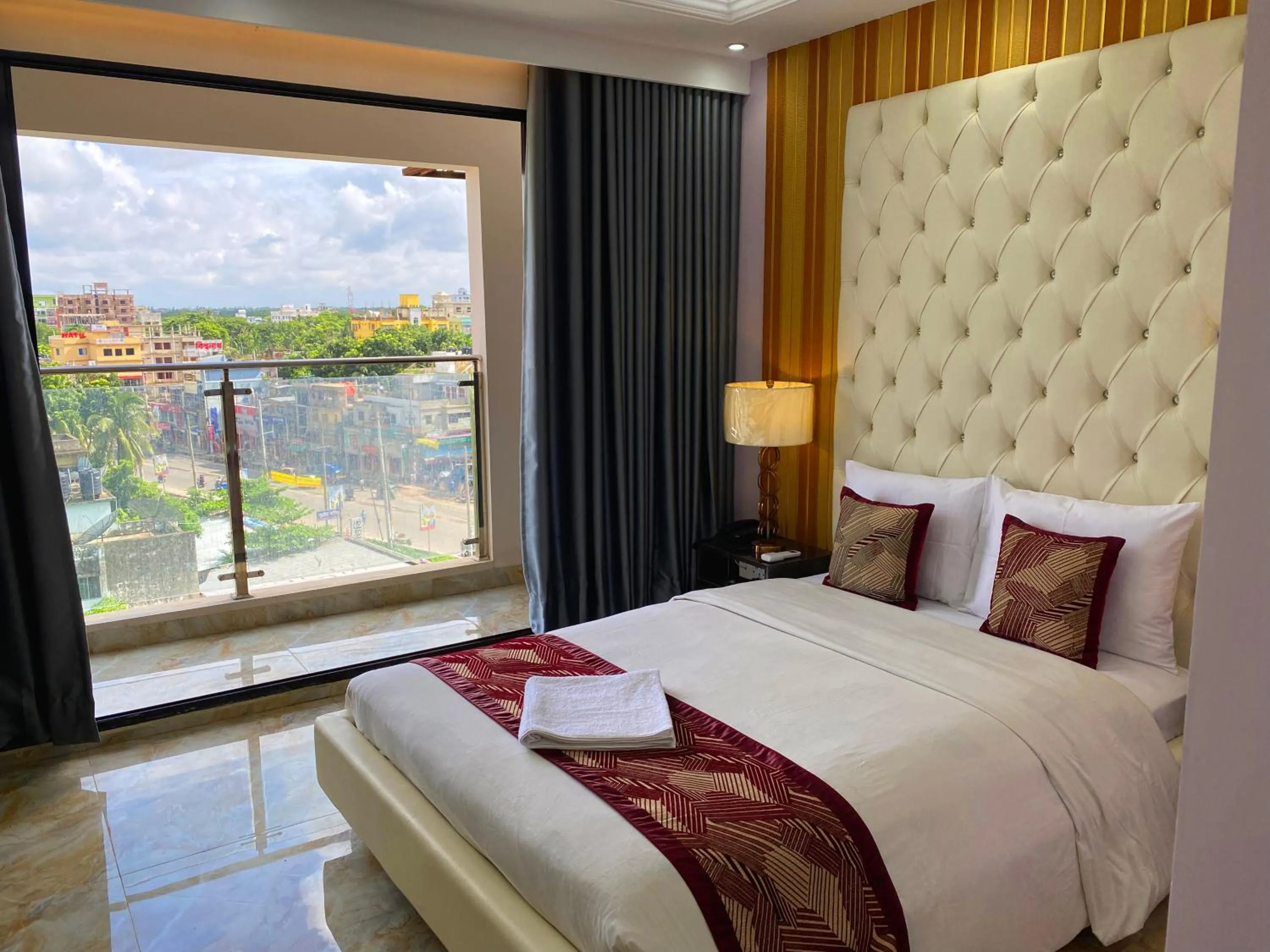 Bed in Hotel Valentino