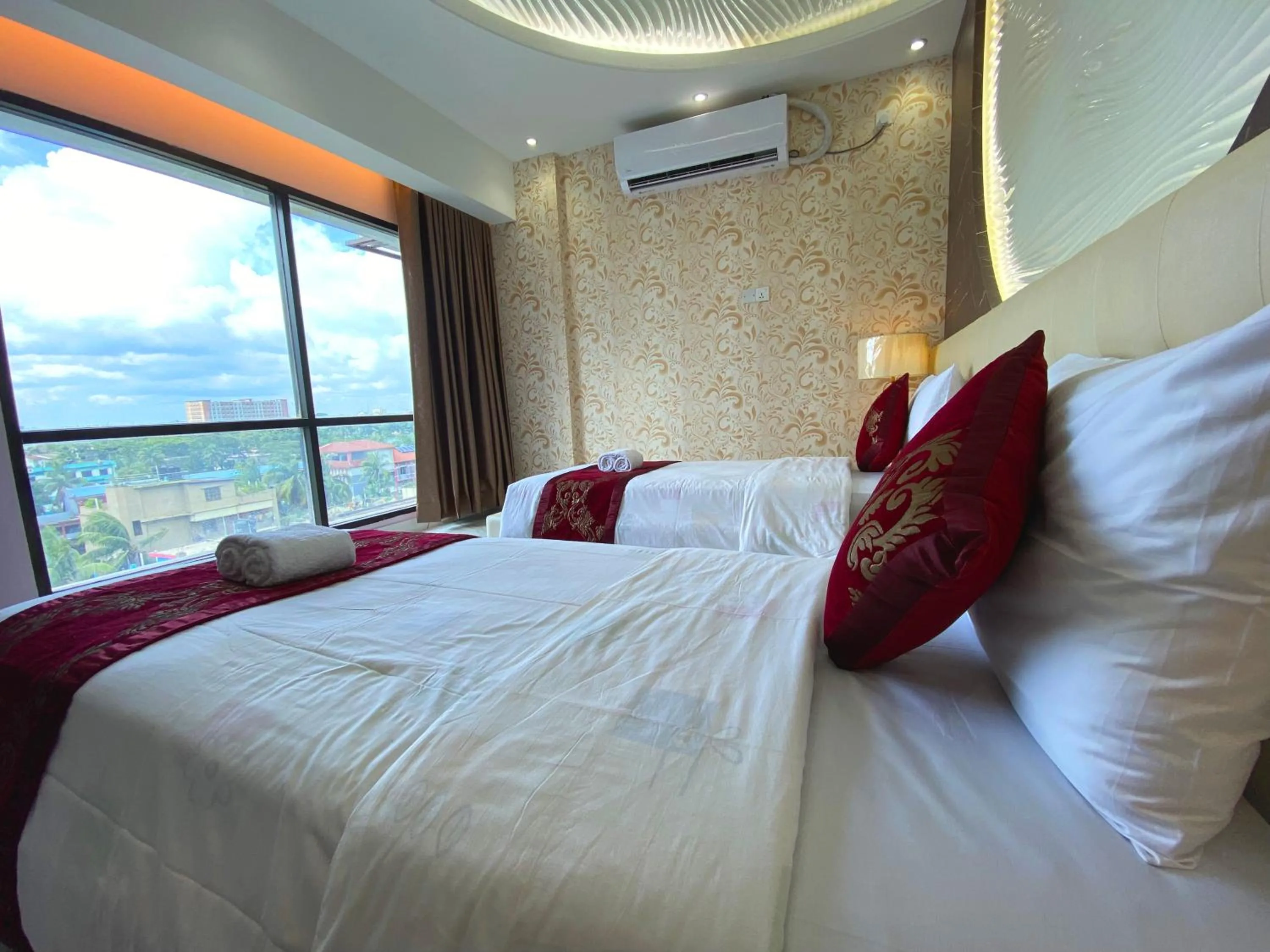 Bed in Hotel Valentino