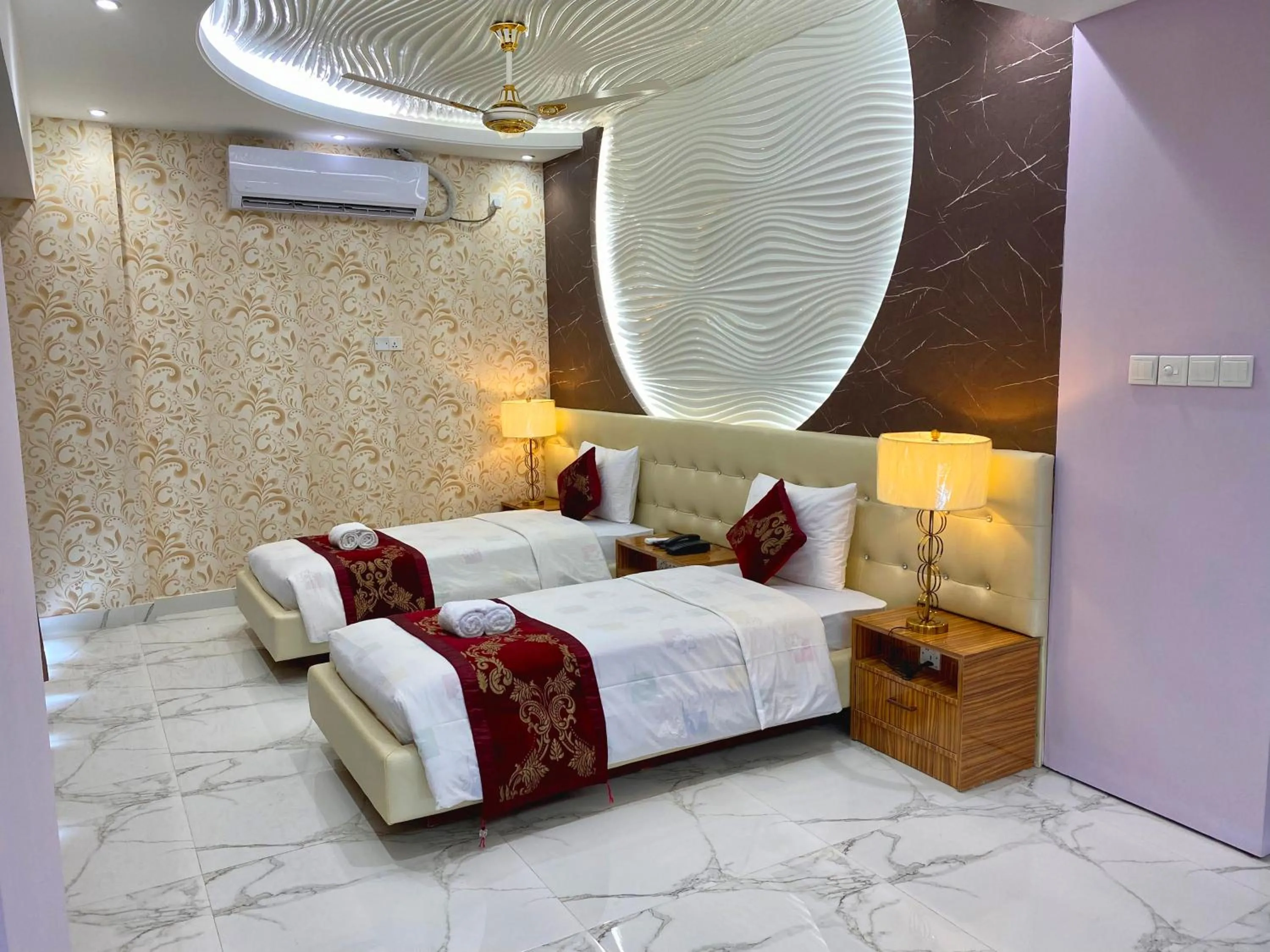 Bed in Hotel Valentino