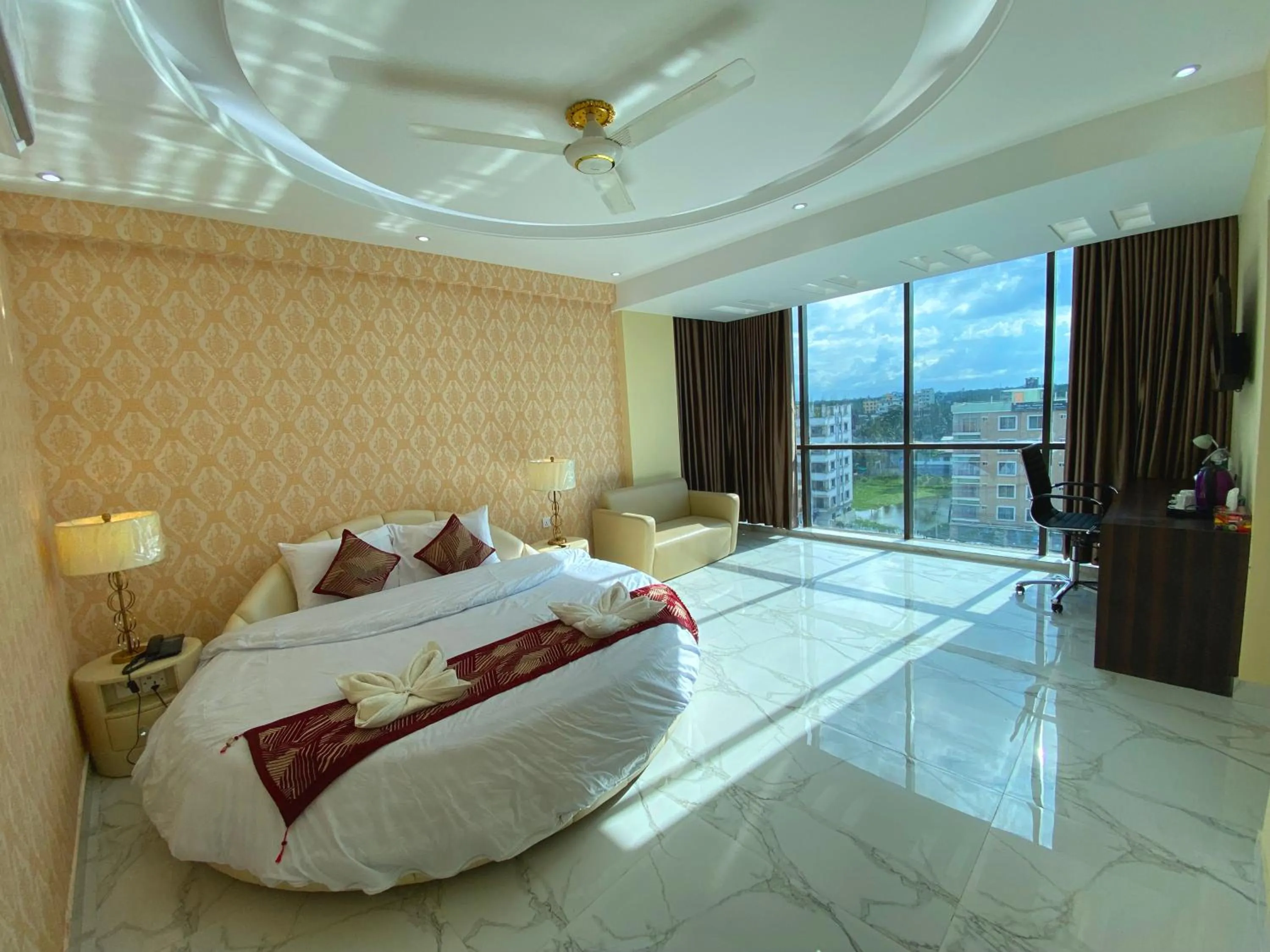 Bed in Hotel Valentino