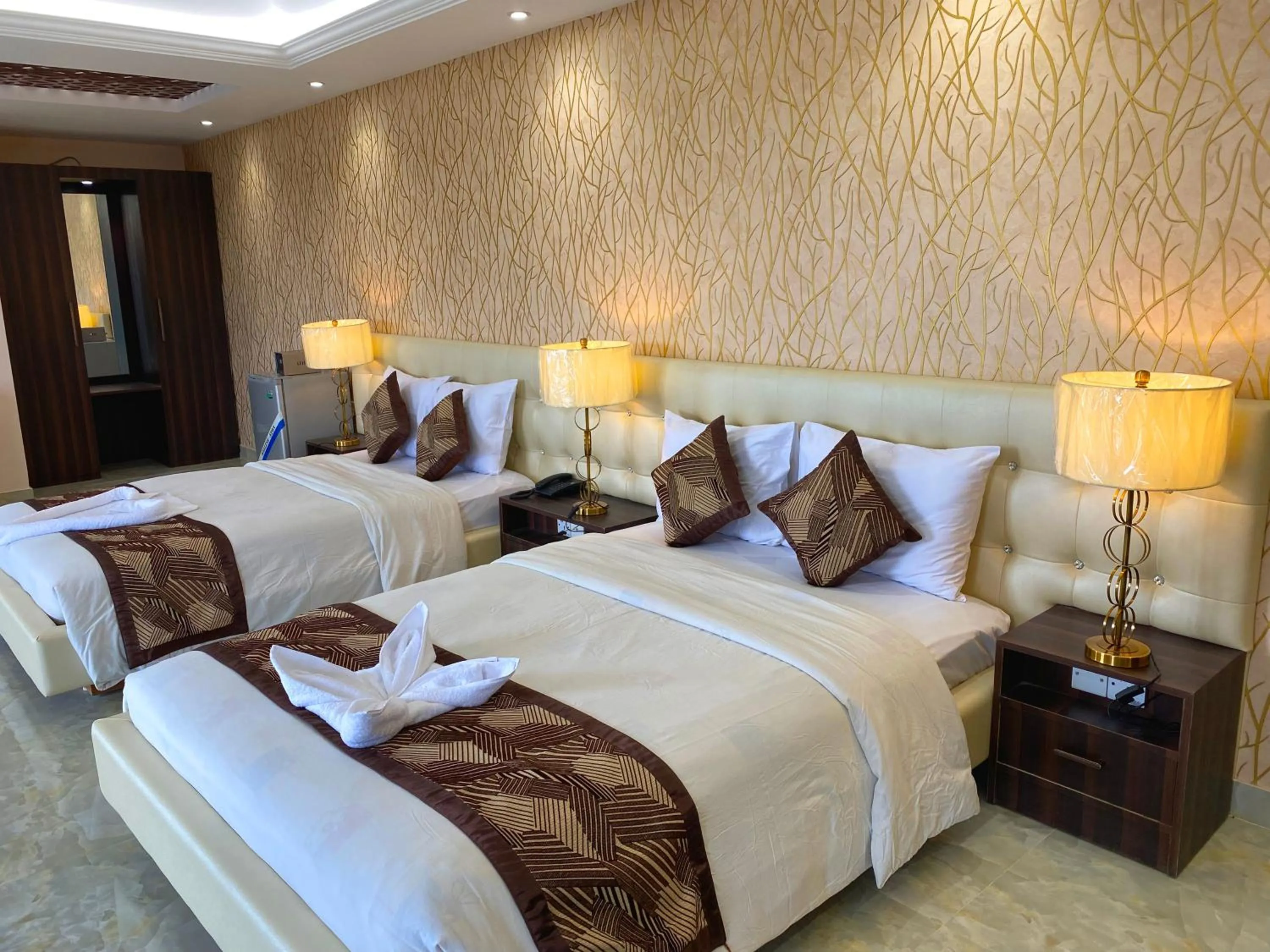 Bed in Hotel Valentino