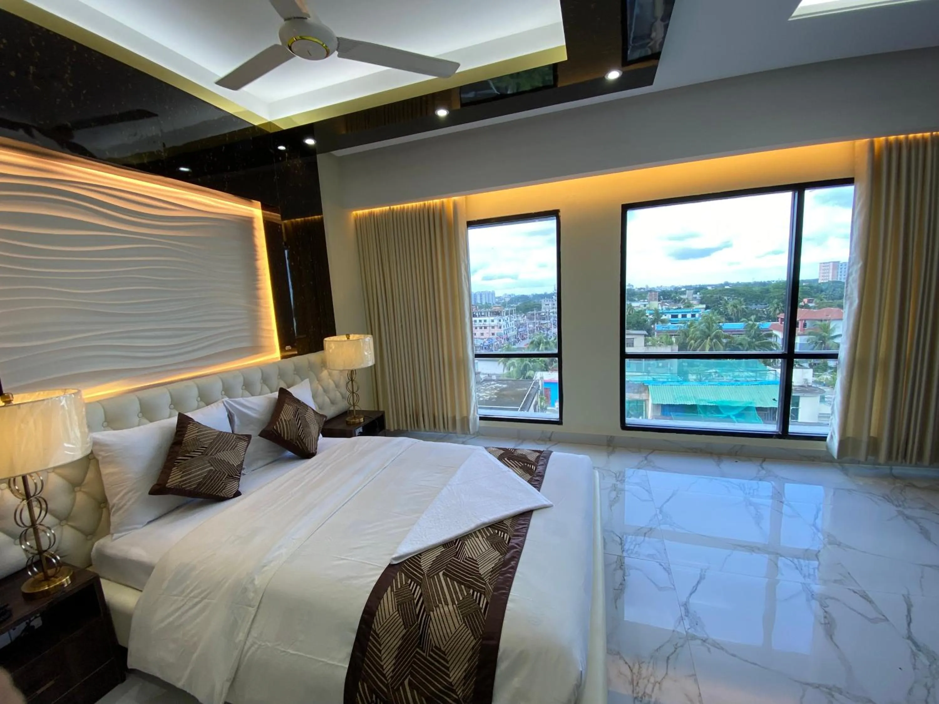 Bed in Hotel Valentino