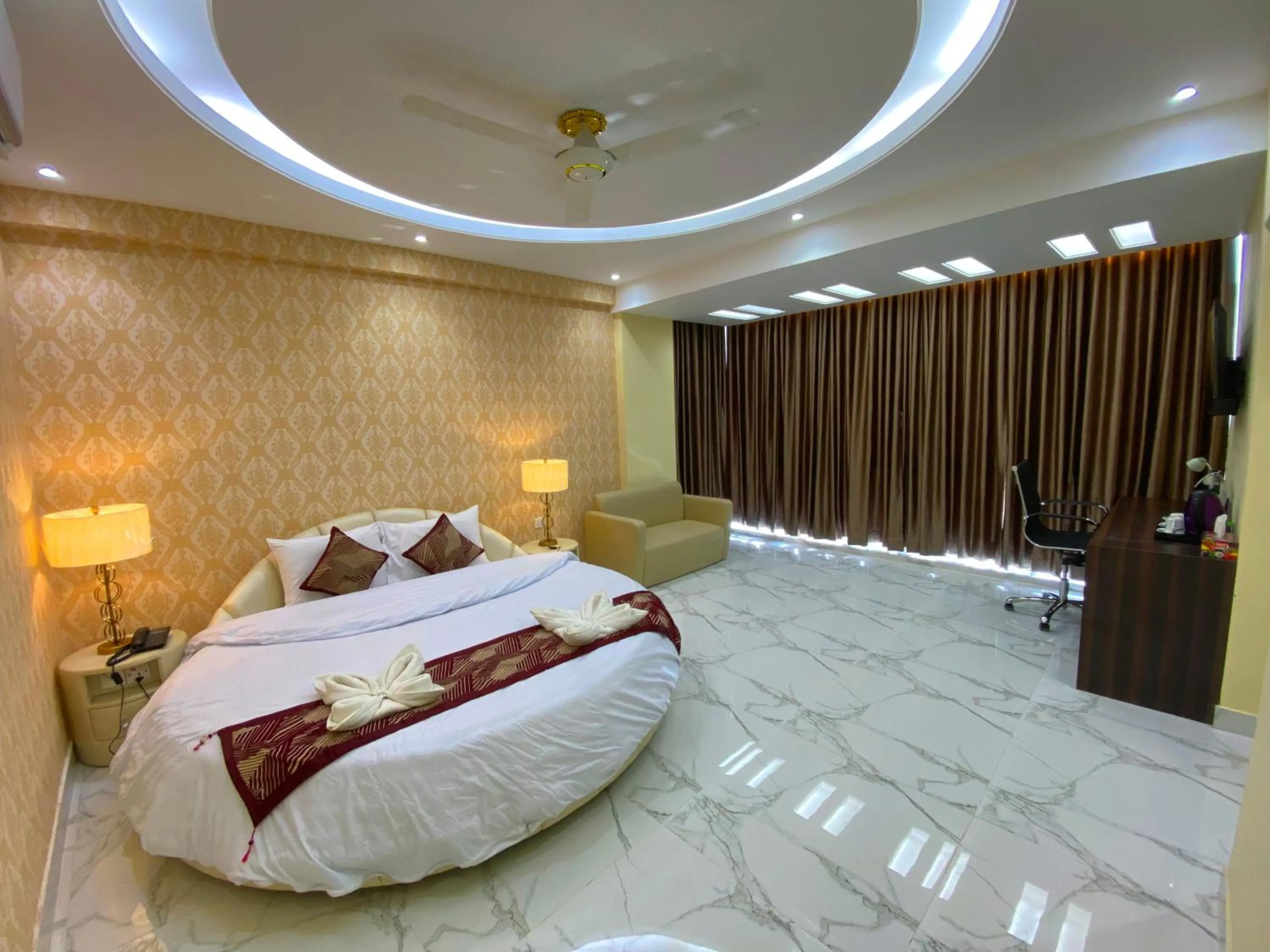 Bed in Hotel Valentino