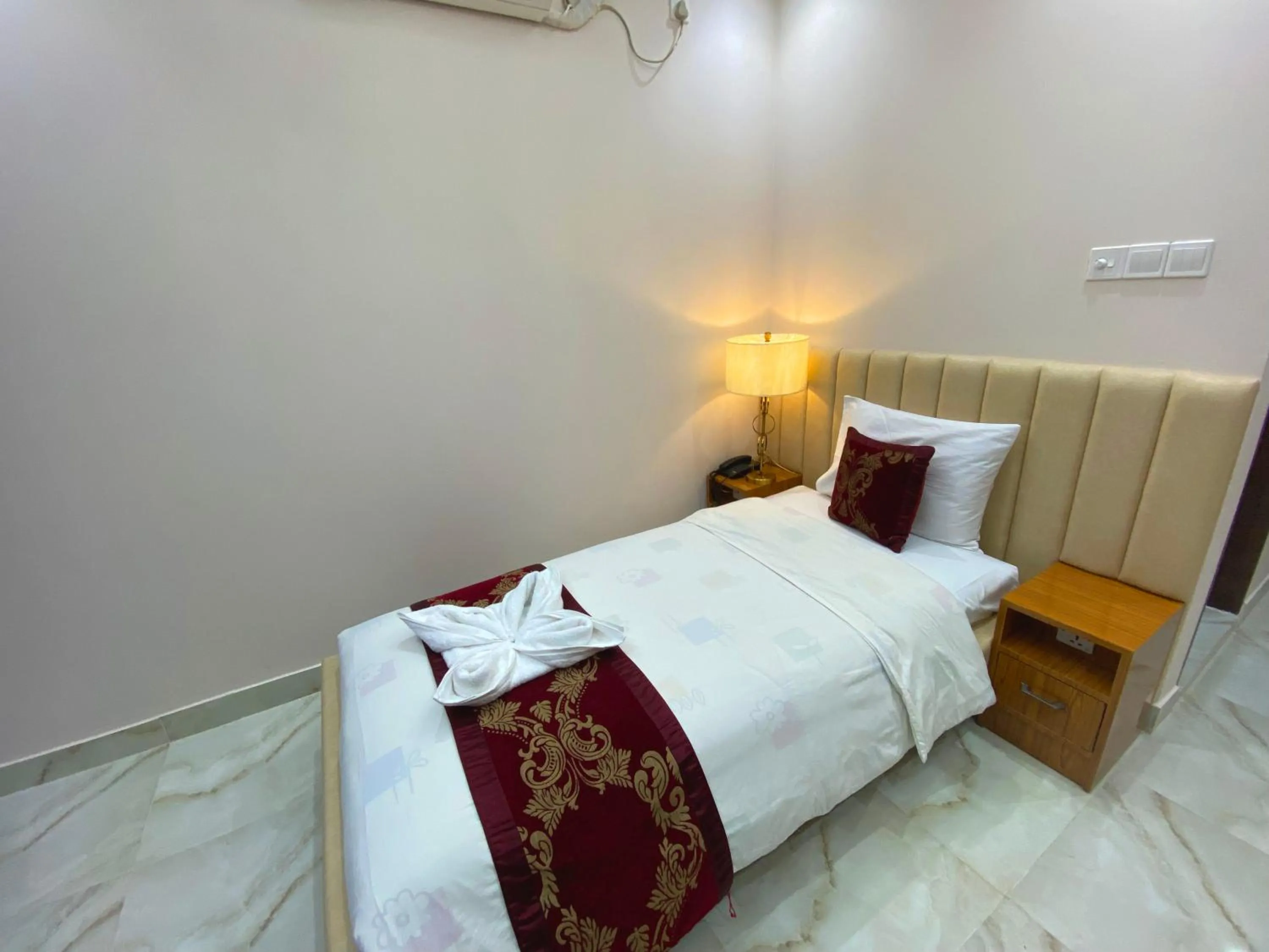 Bed in Hotel Valentino