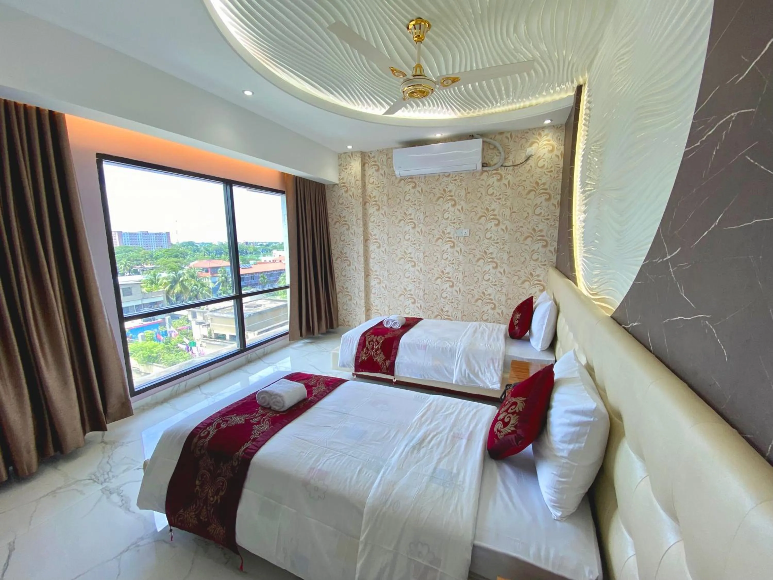 Bed in Hotel Valentino