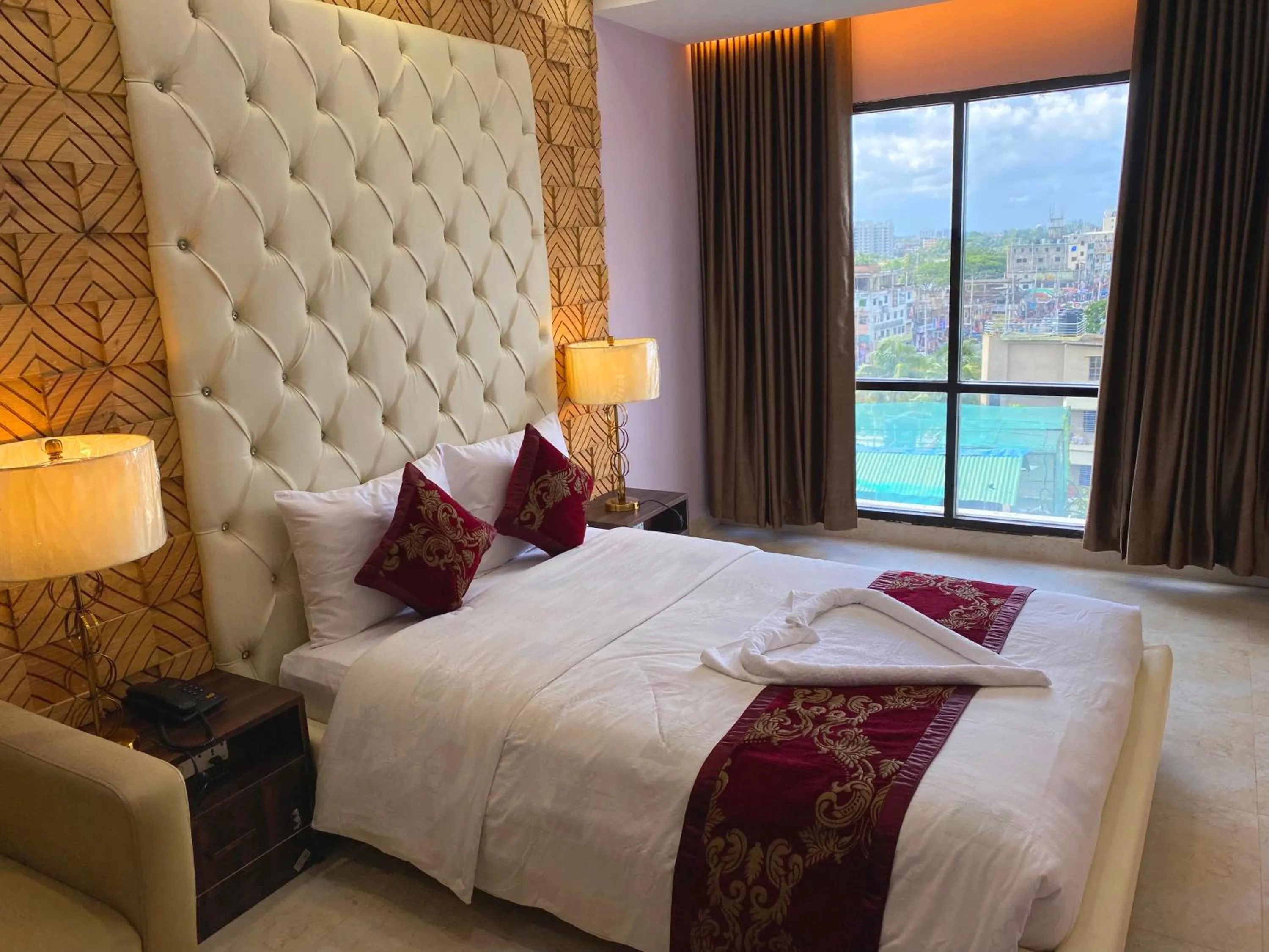 Bed in Hotel Valentino