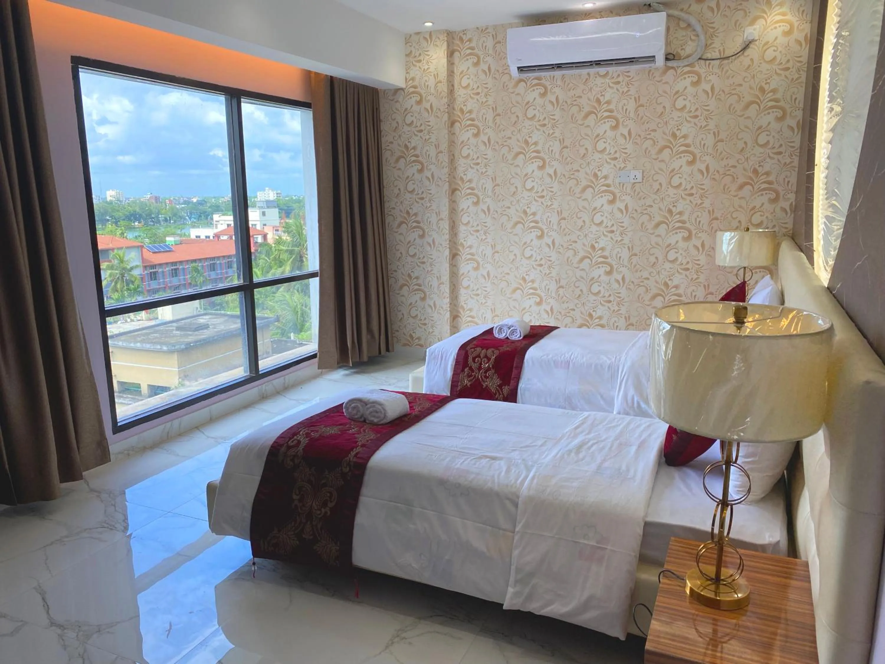 Bed in Hotel Valentino